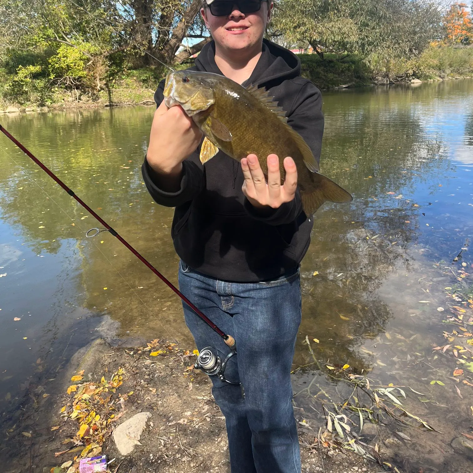 Smallmouth bass caught on Fishbrain