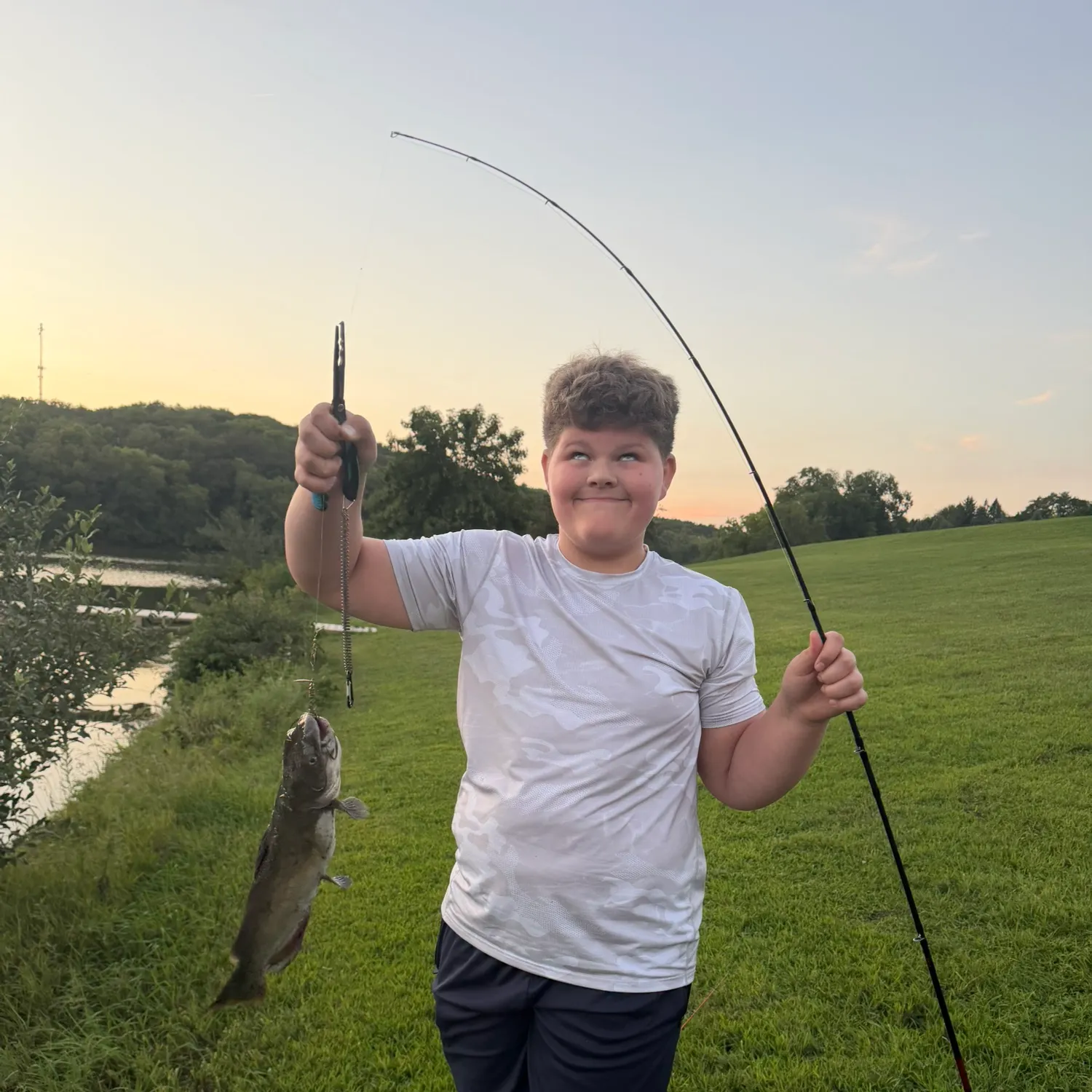 Channel catfish caught on Fishbrain