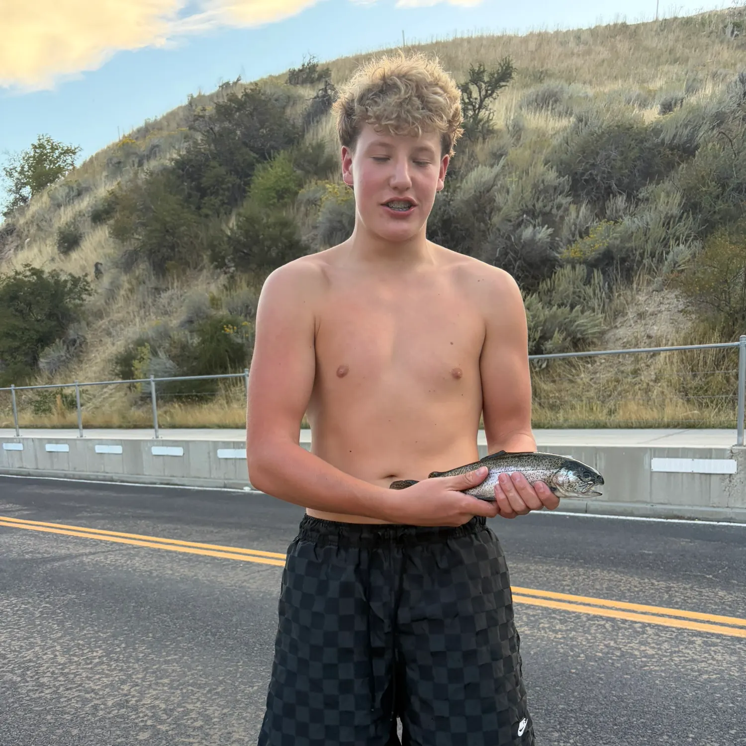 Tiger trout caught on Fishbrain