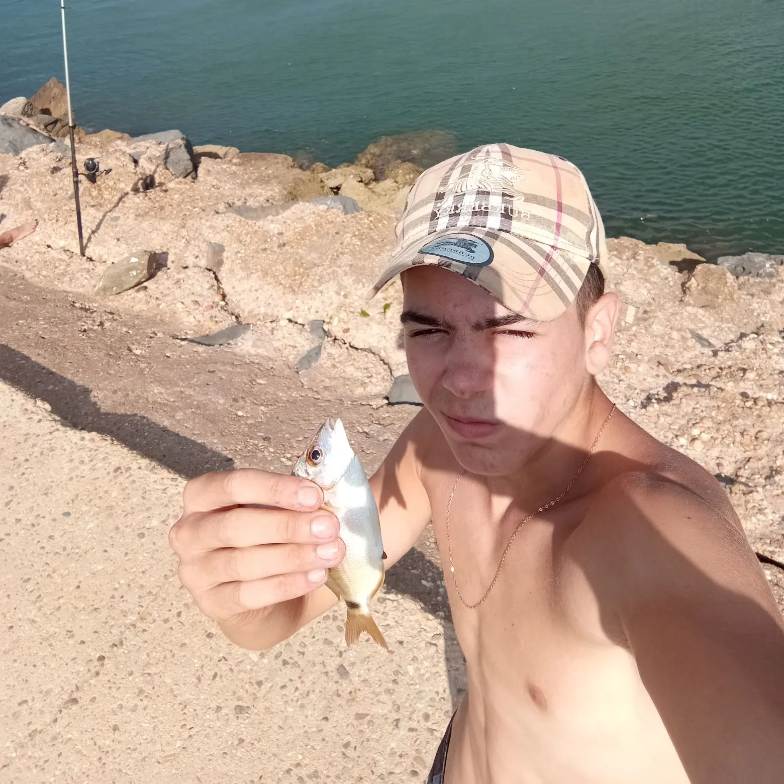 Striped mojarra caught on Fishbrain
