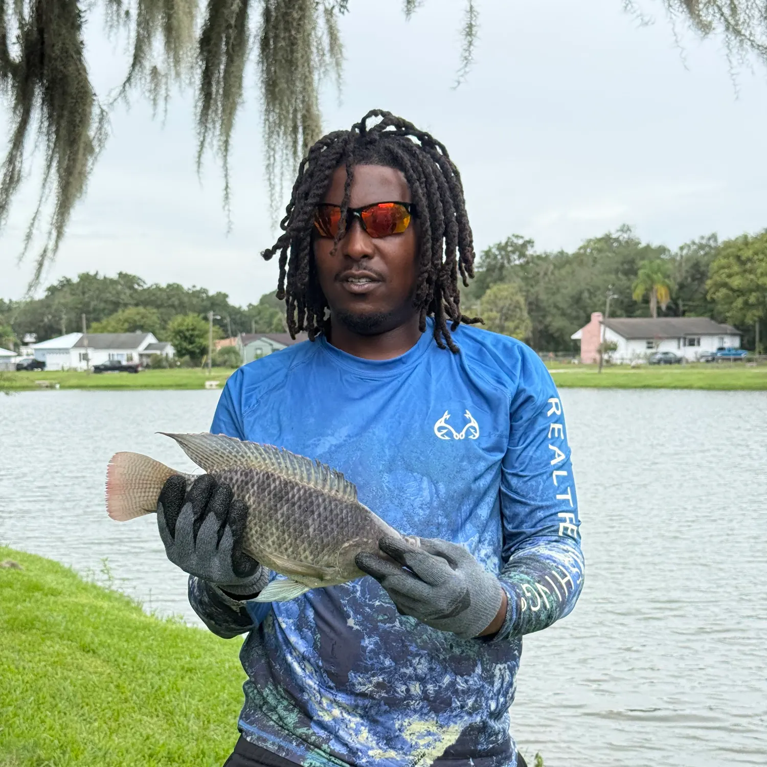Nile tilapia caught on Fishbrain