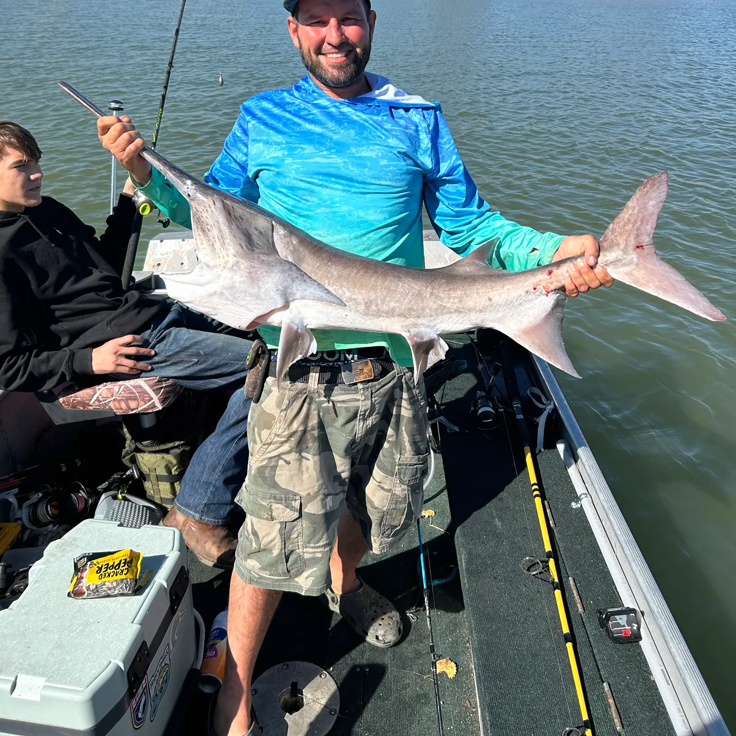 The most recent Paddlefish catches on Fishbrain
