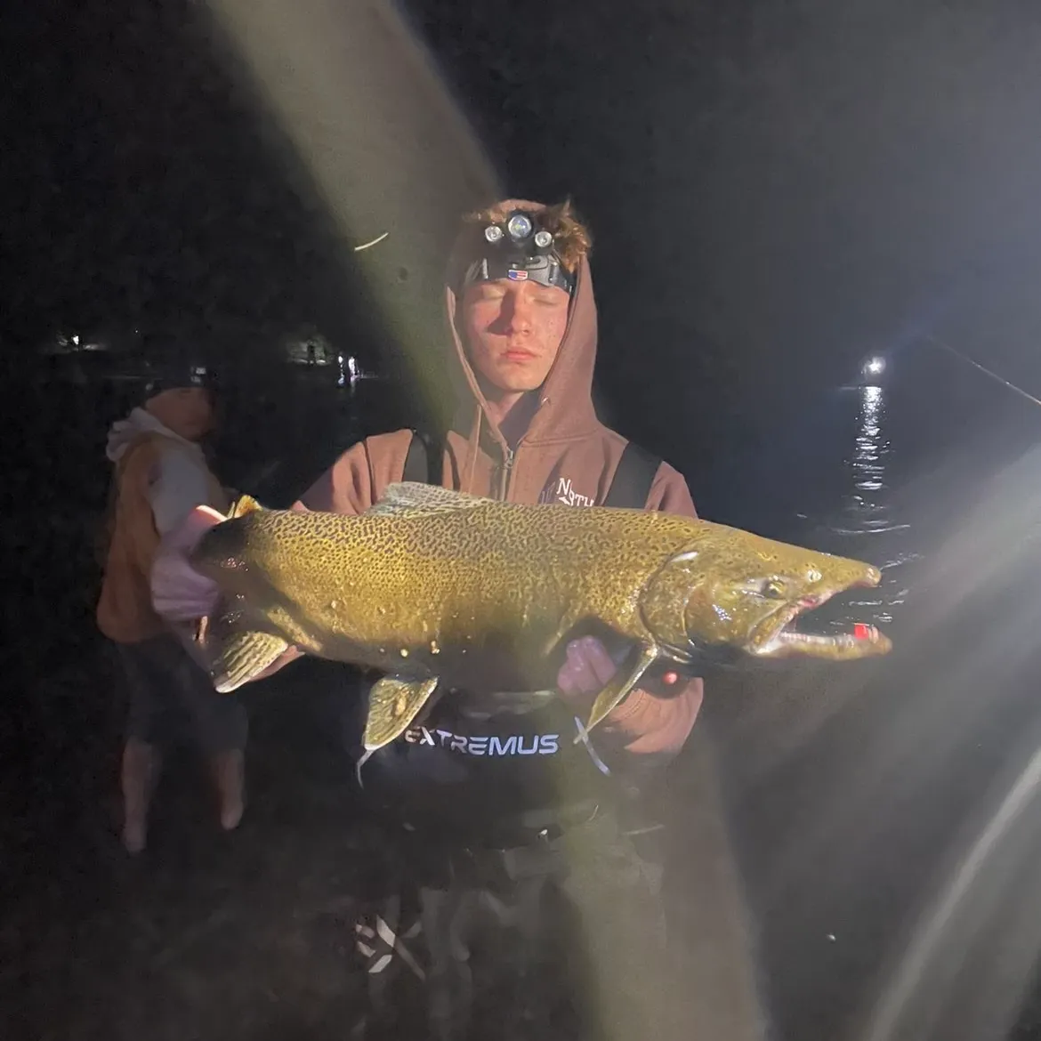 Chinook salmon caught on Fishbrain