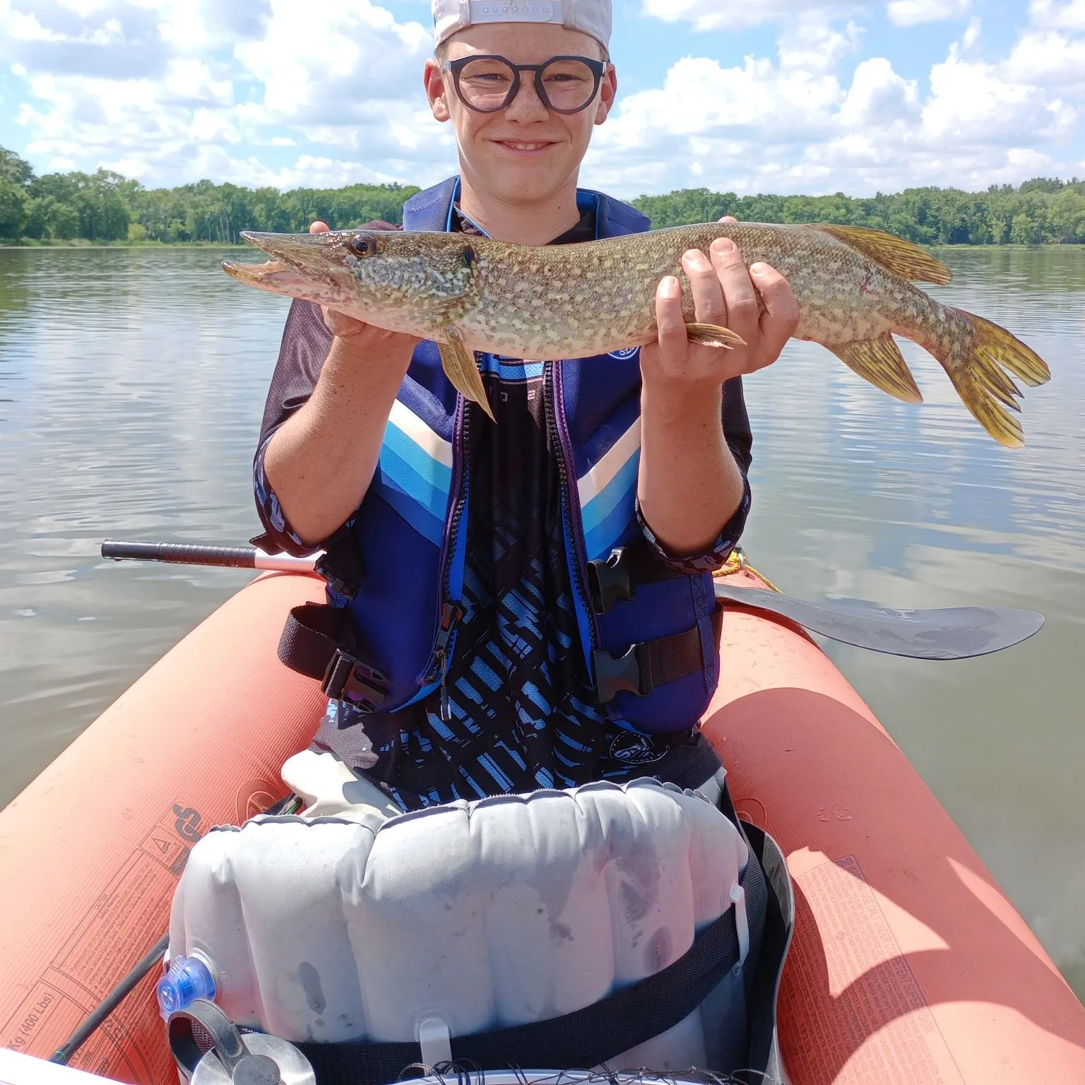 Northern pike caught on Fishbrain