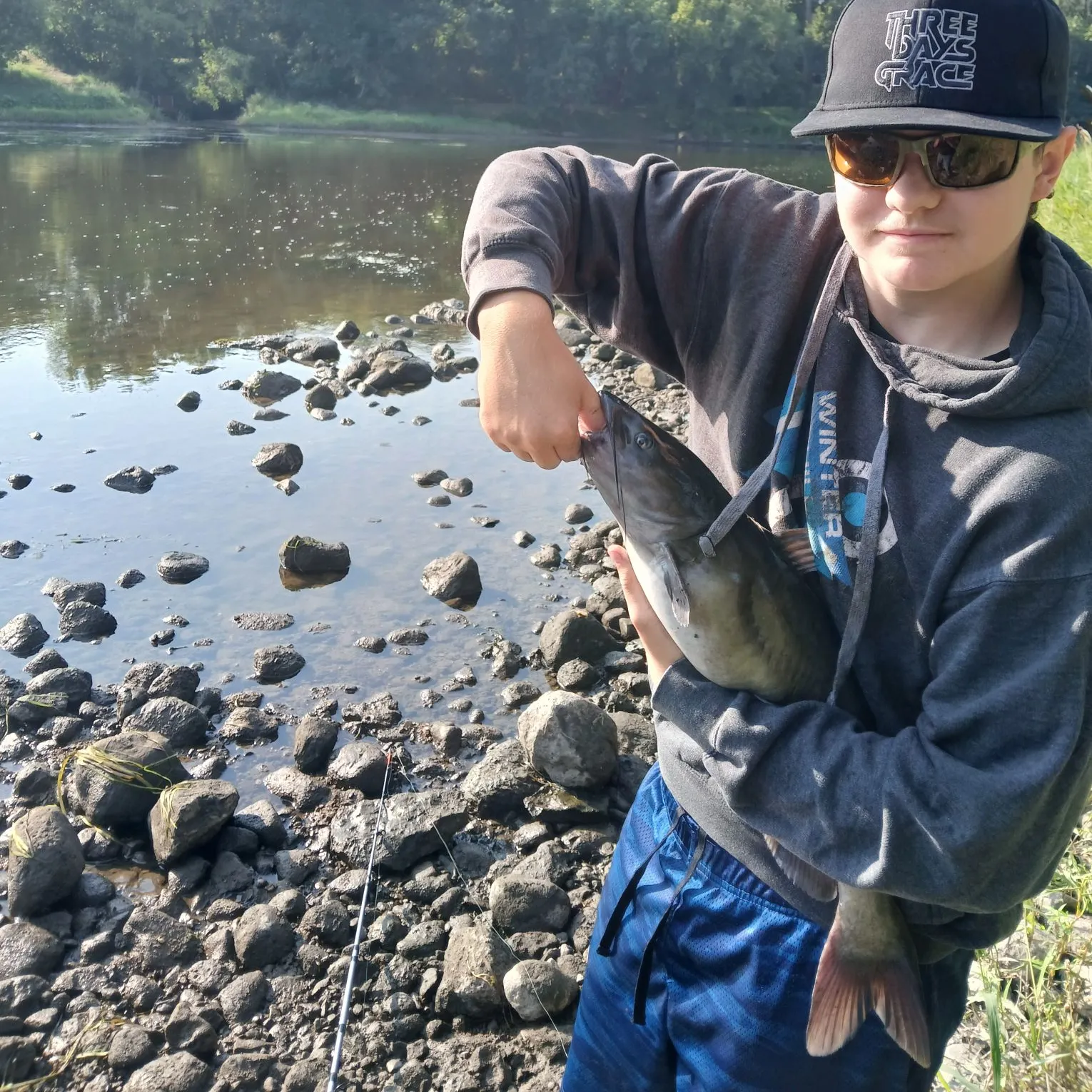 Channel catfish caught on Fishbrain