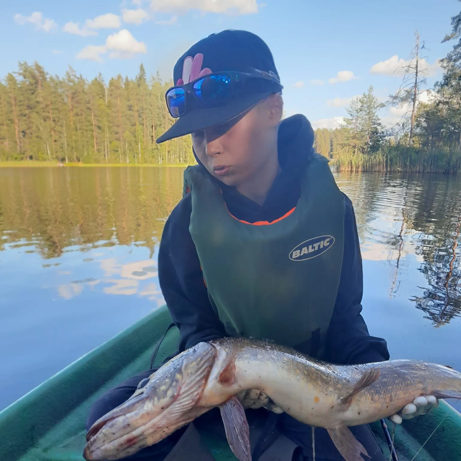 Northern pike caught on Fishbrain