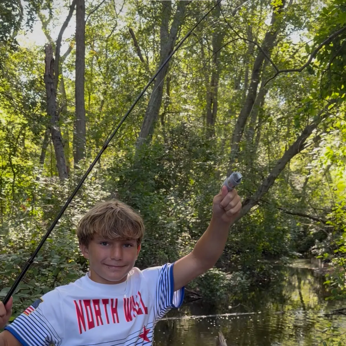 Chain pickerel caught on Fishbrain