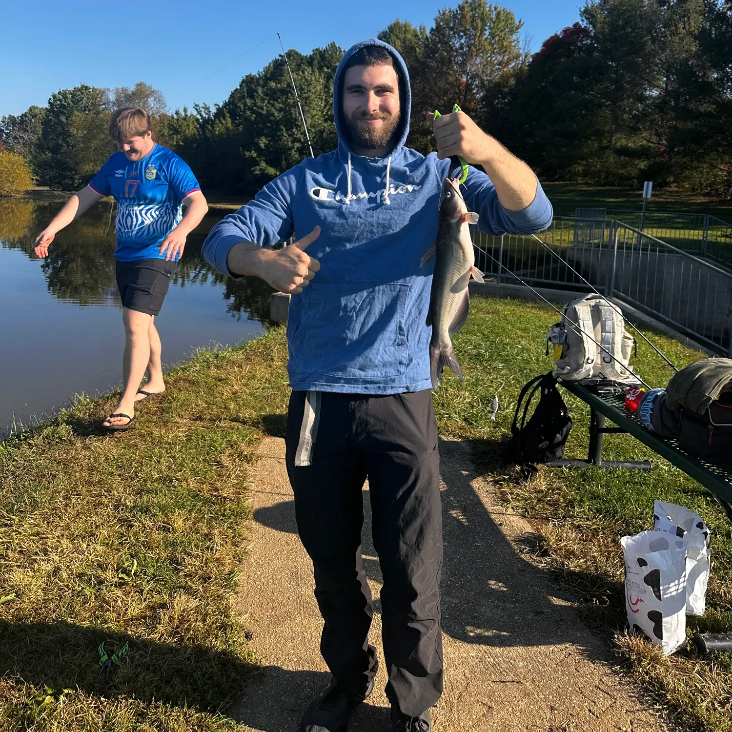 Channel catfish caught on Fishbrain