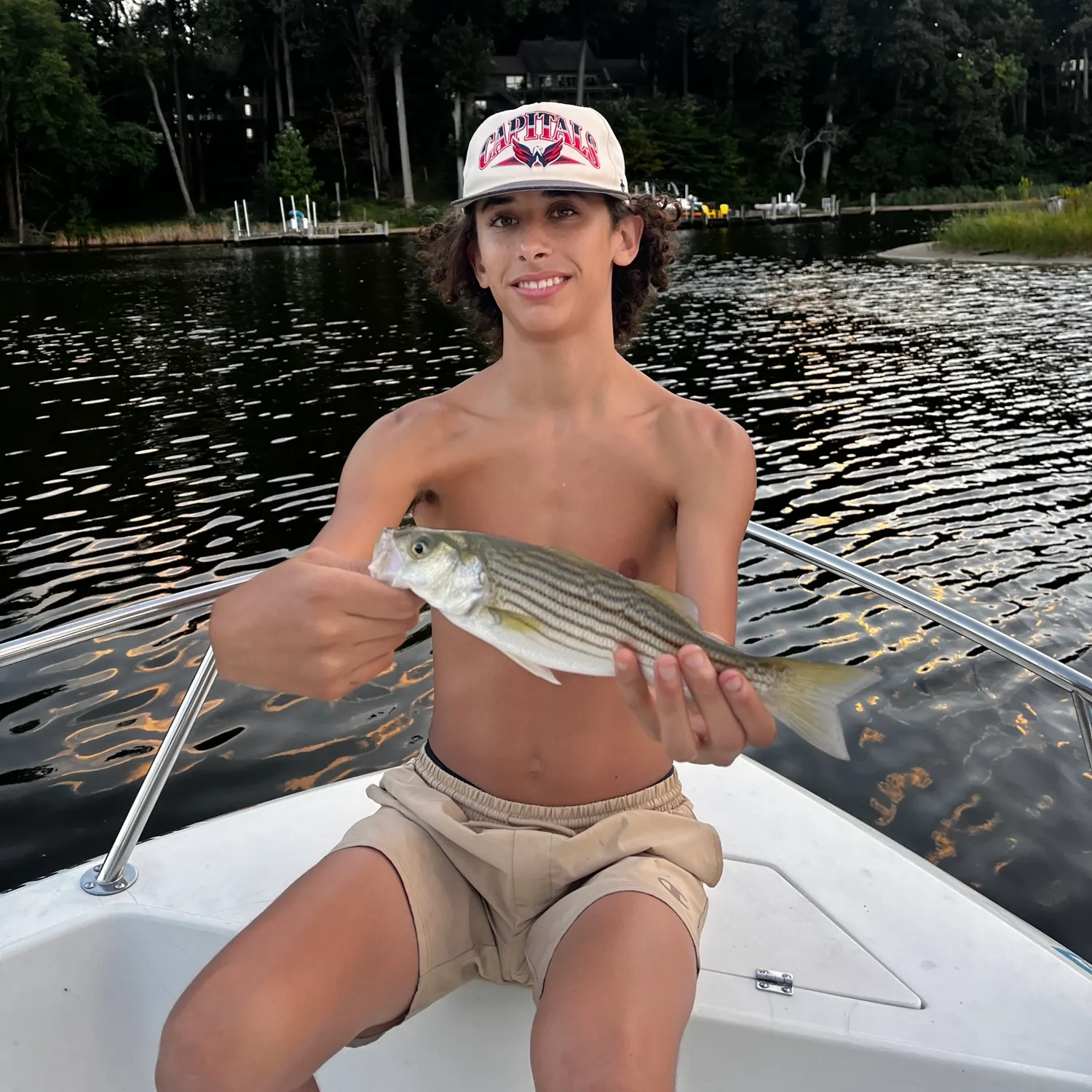 Striped bass caught on Fishbrain