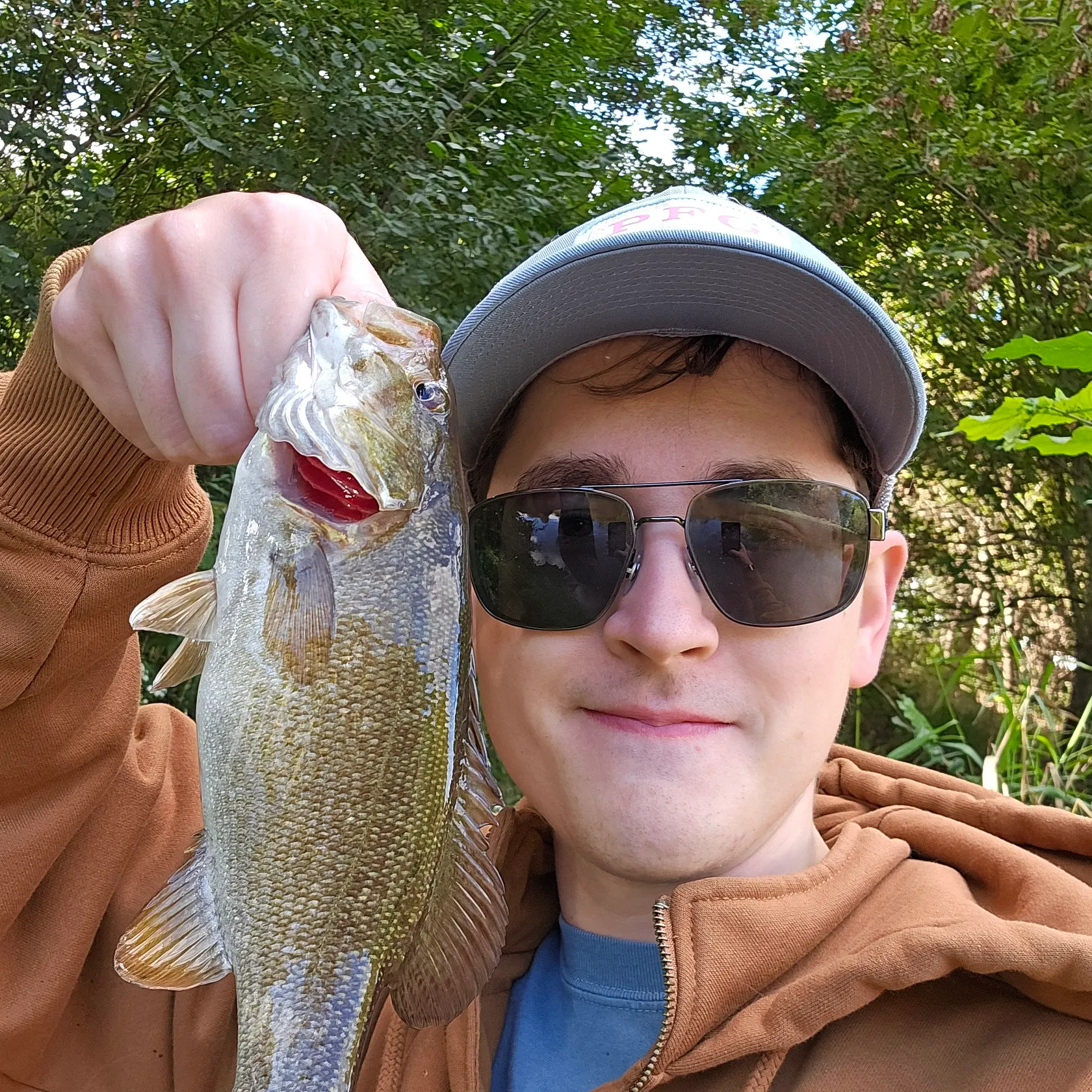 Smallmouth bass caught on Fishbrain