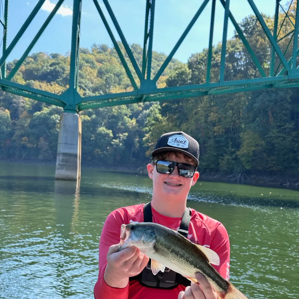 Spotted bass caught on Fishbrain