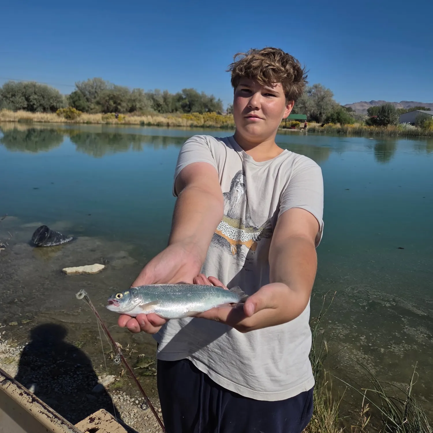 Rainbow trout caught on Fishbrain
