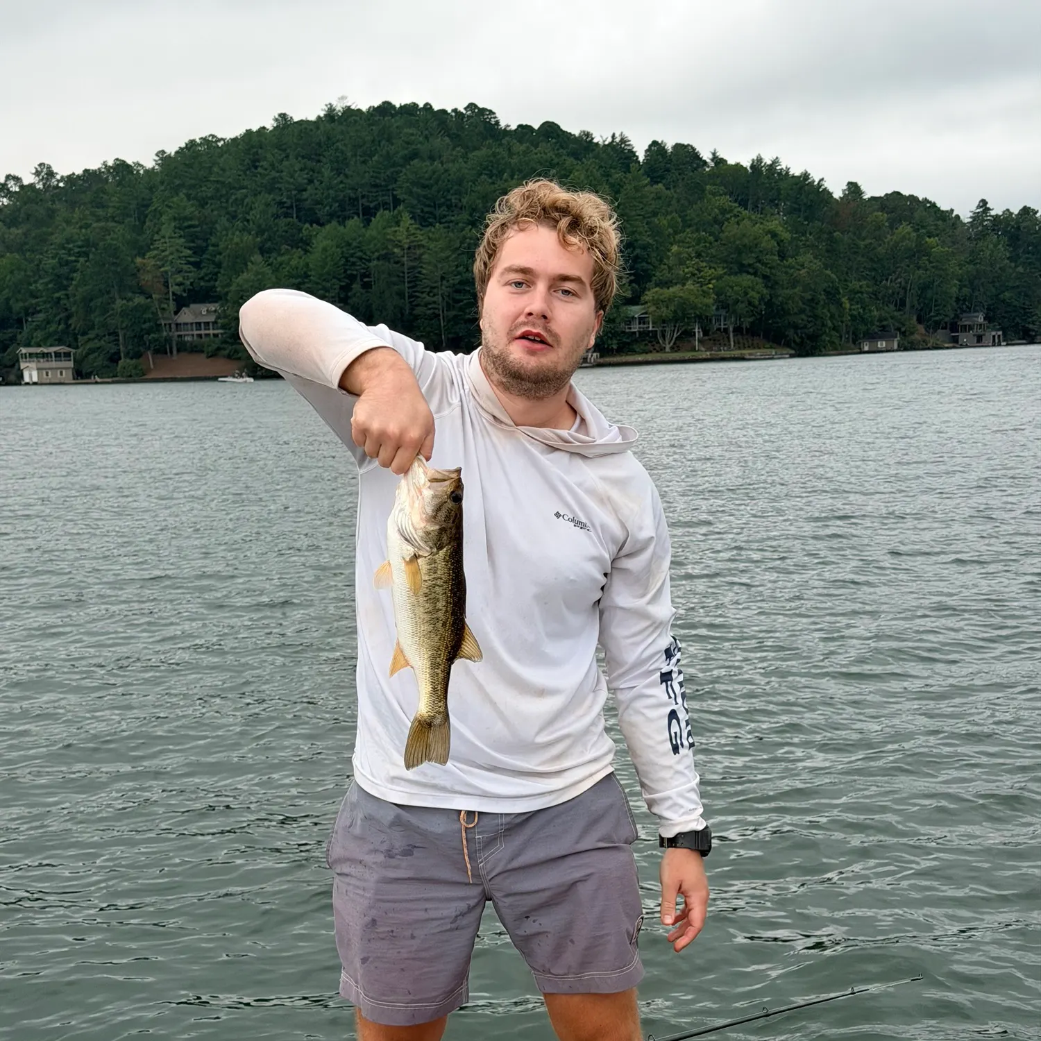 Spotted bass caught on Fishbrain
