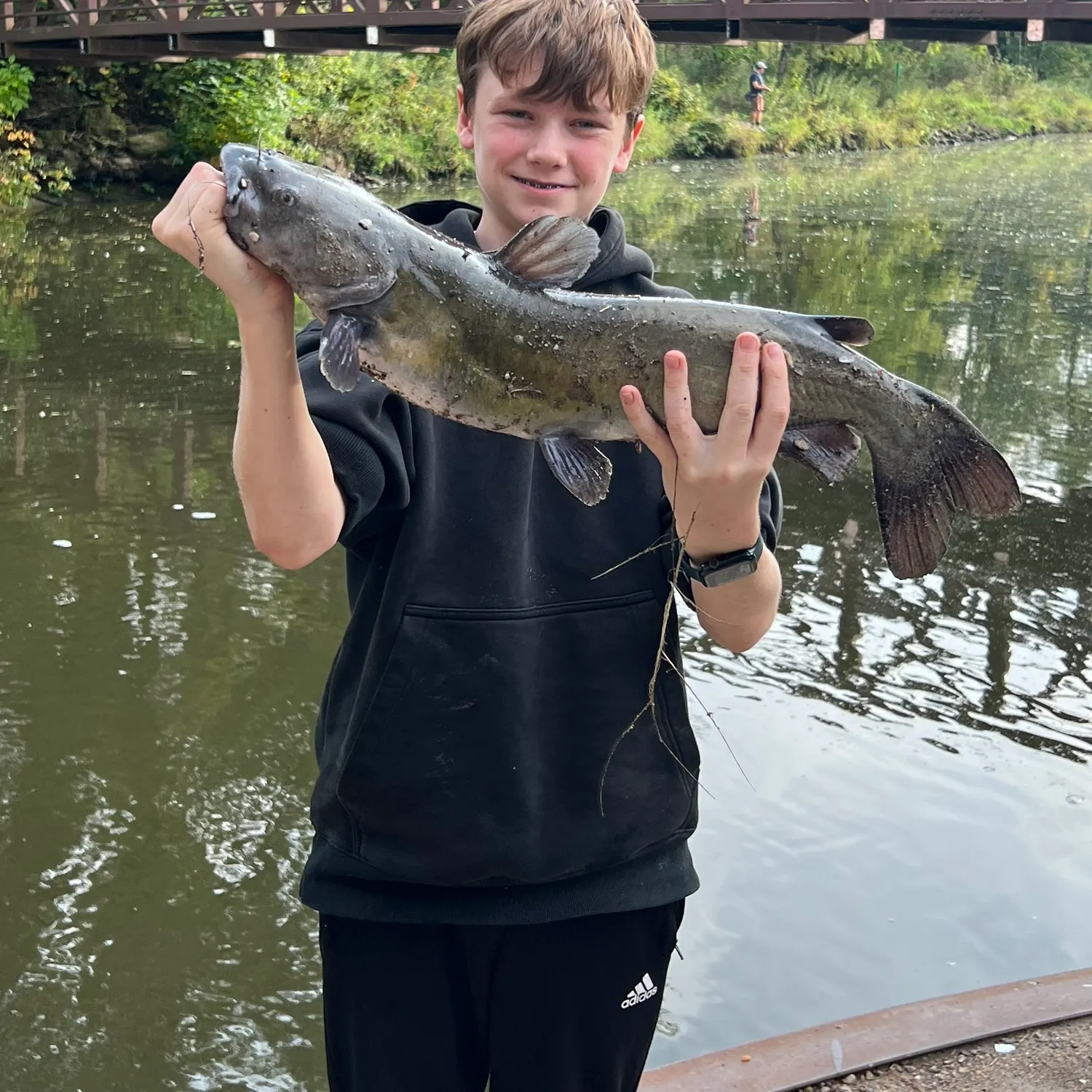 Channel catfish caught on Fishbrain