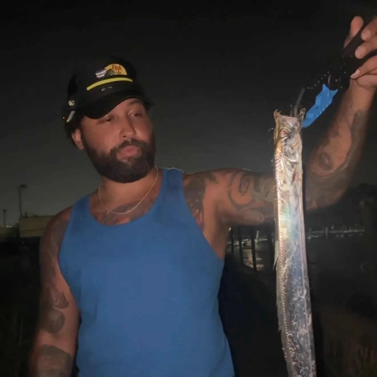 Atlantic cutlassfish caught on Fishbrain