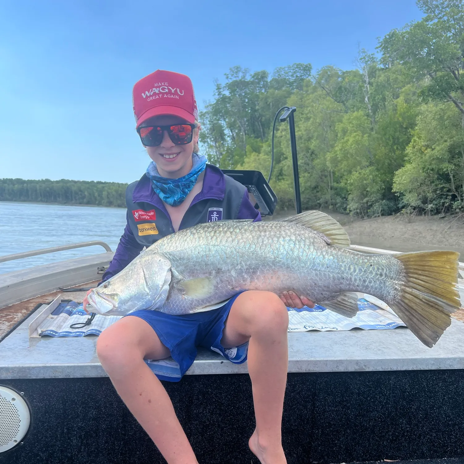Barramundi caught on Fishbrain