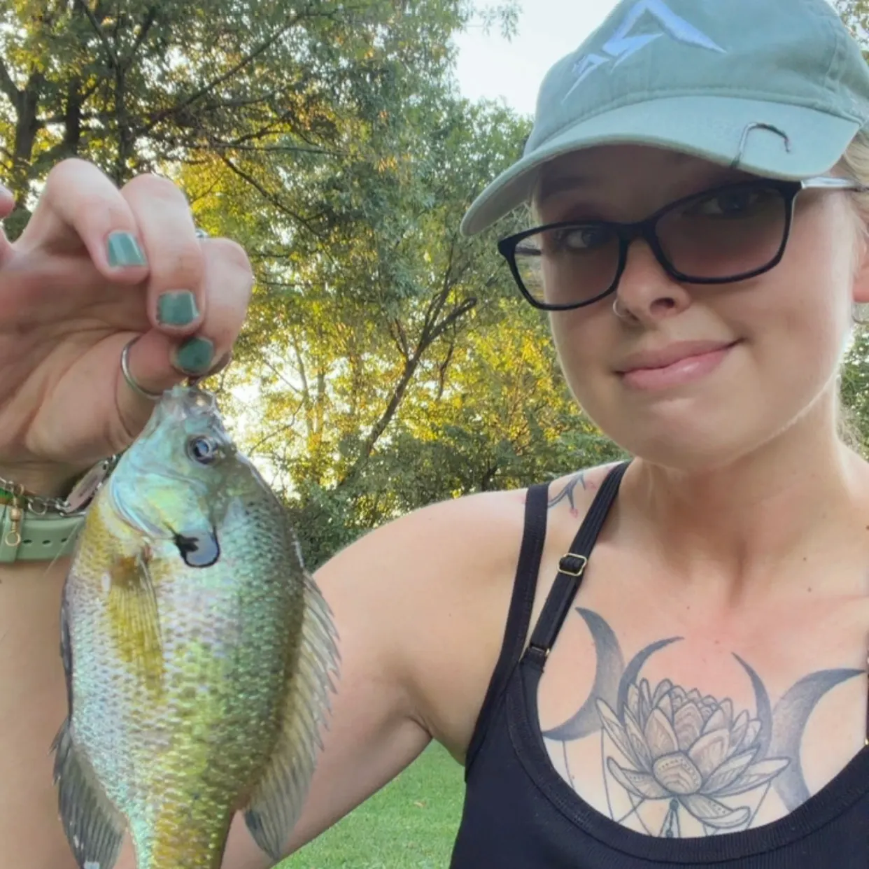Bluegill caught on Fishbrain