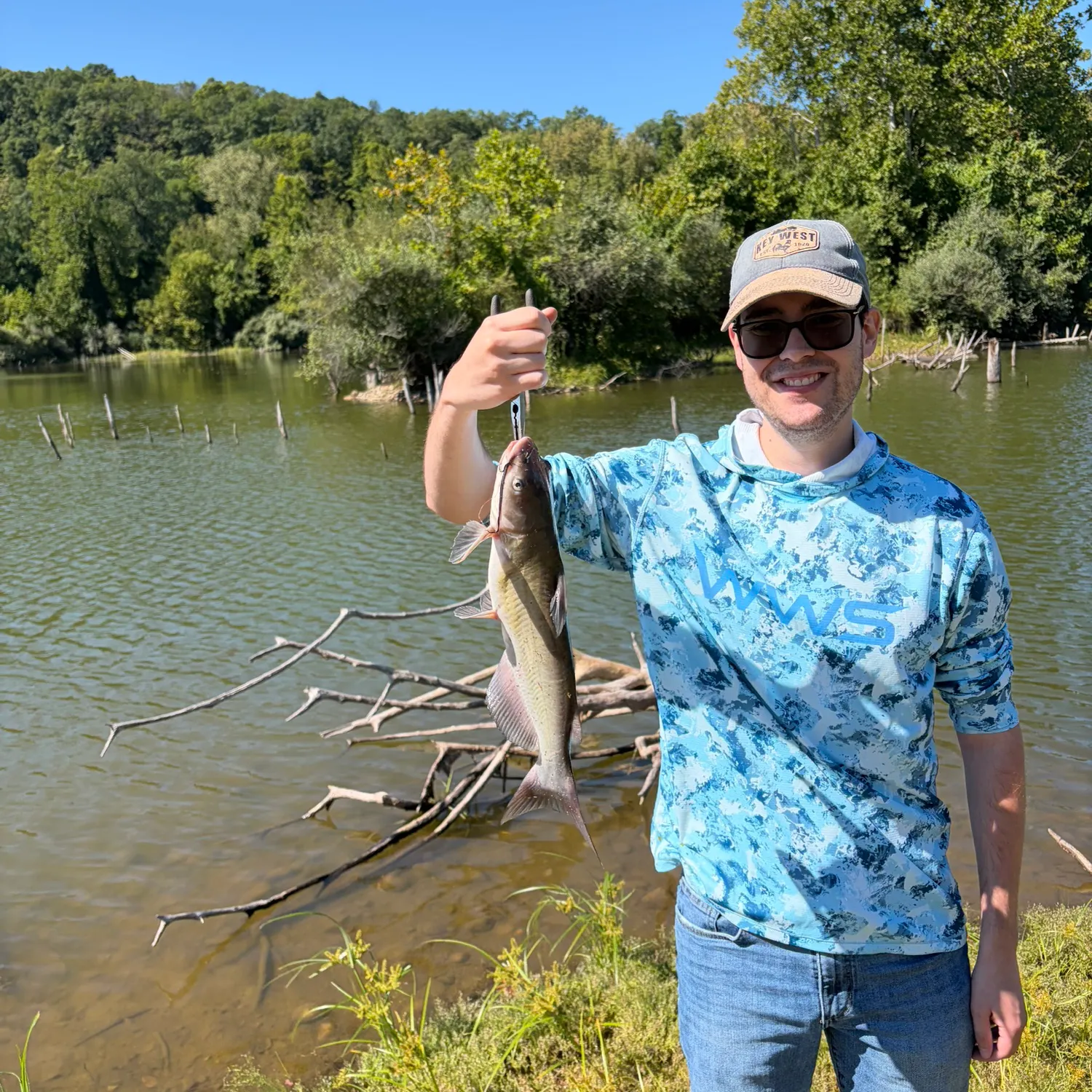 Channel catfish caught on Fishbrain