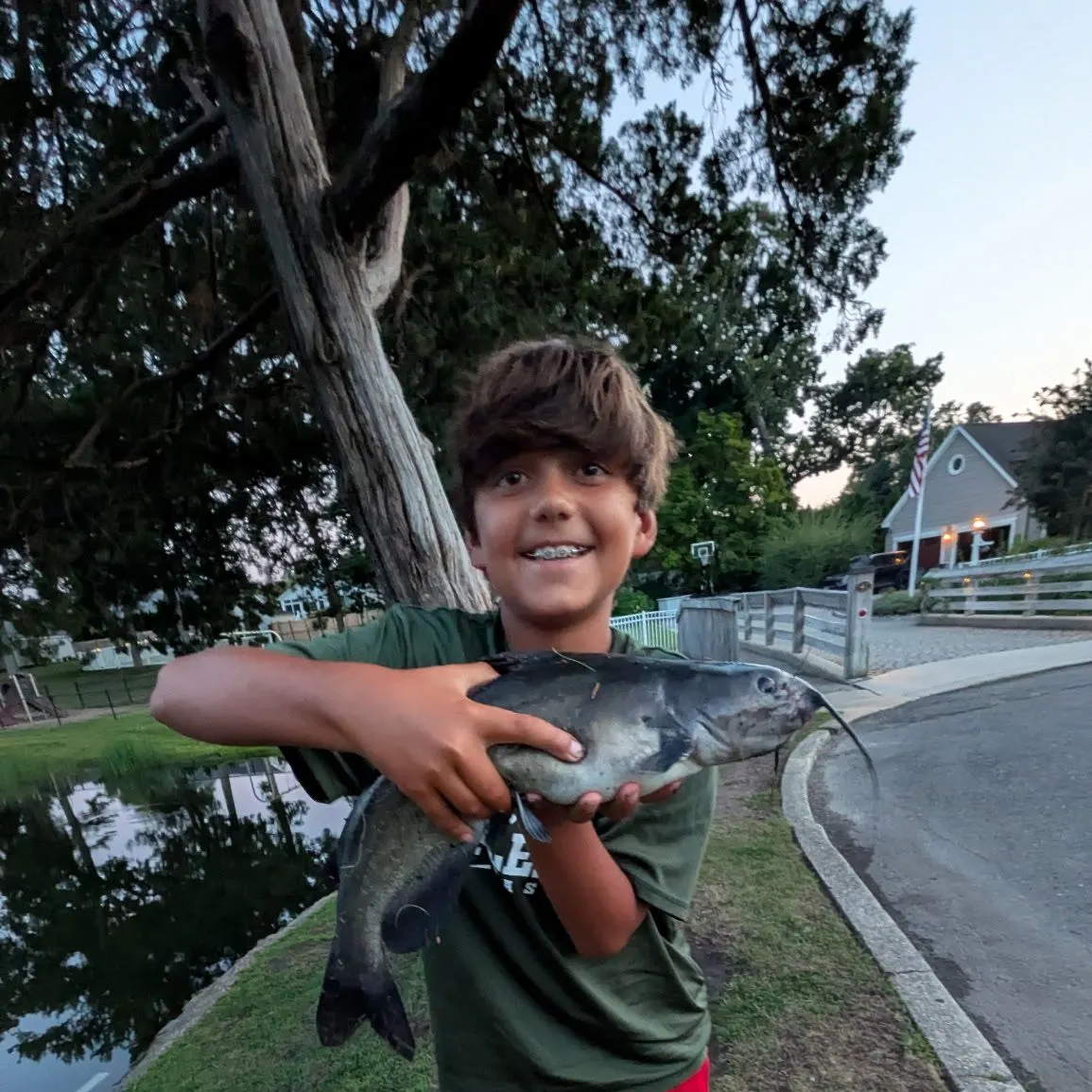 Channel catfish caught on Fishbrain