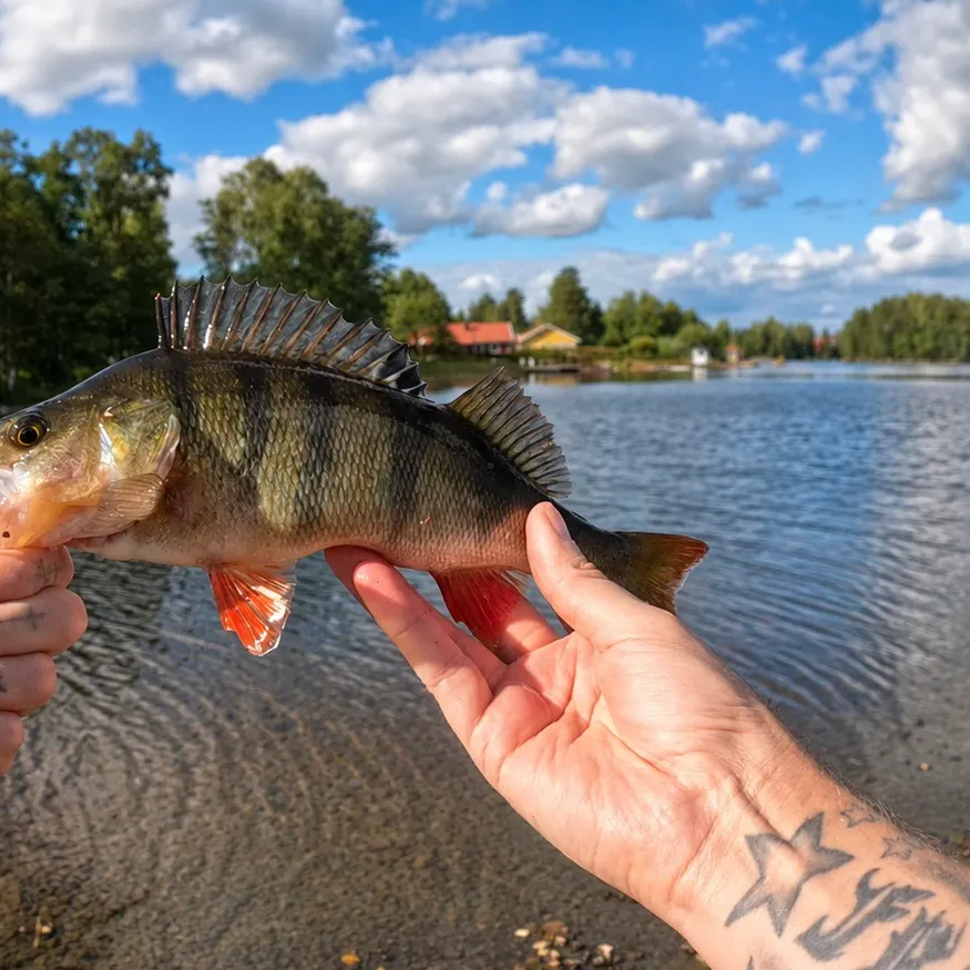 European perch caught on Fishbrain