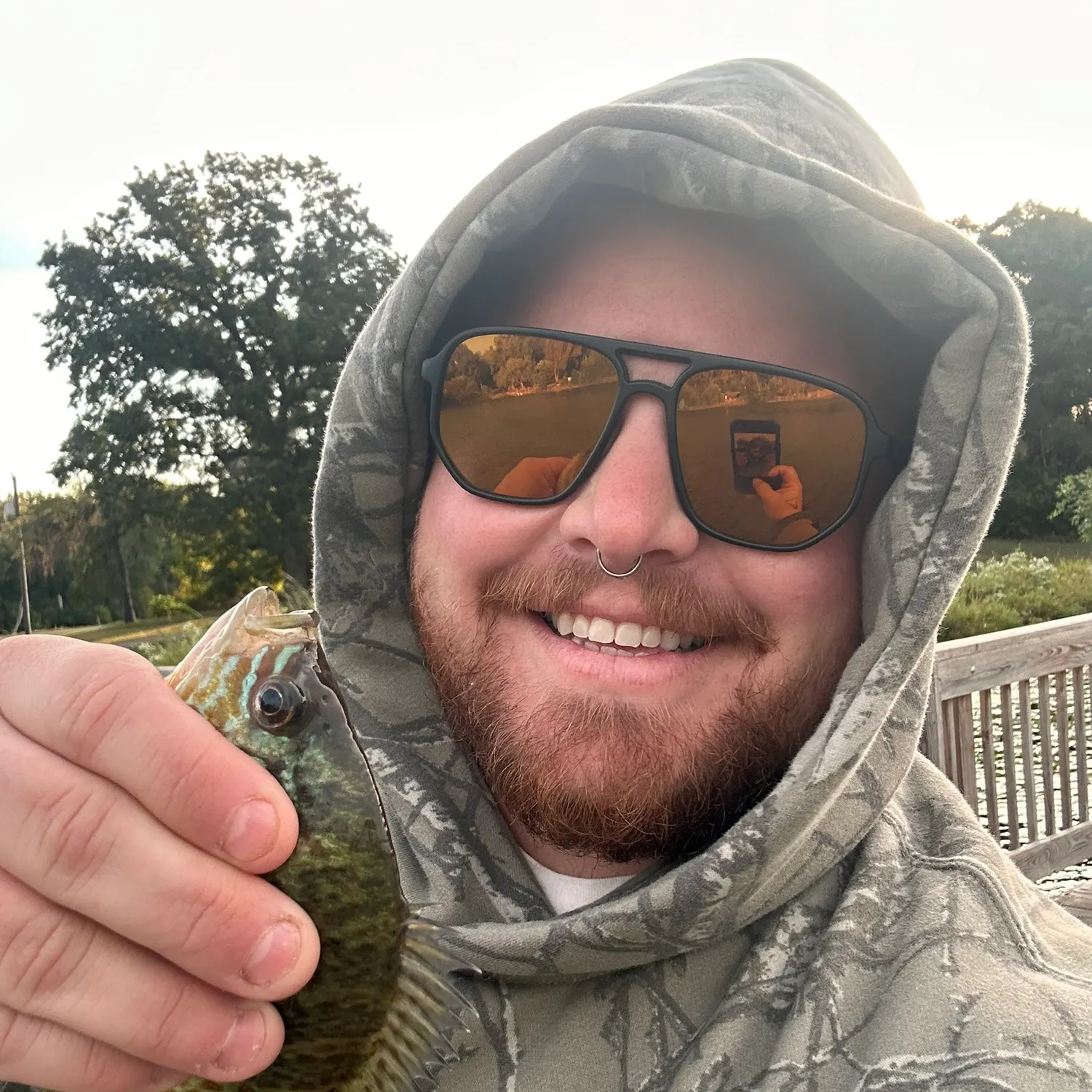 Pumpkinseed caught on Fishbrain