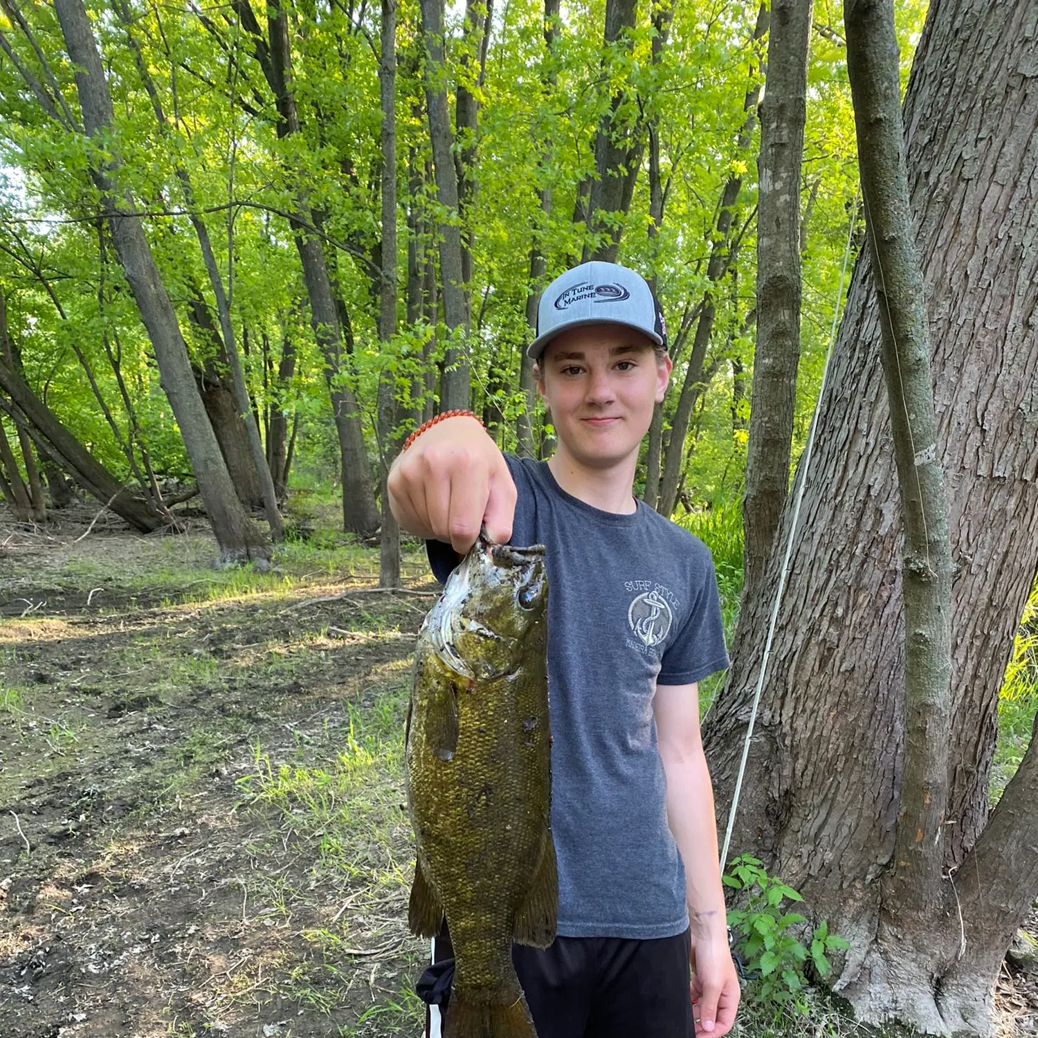Smallmouth bass caught on Fishbrain