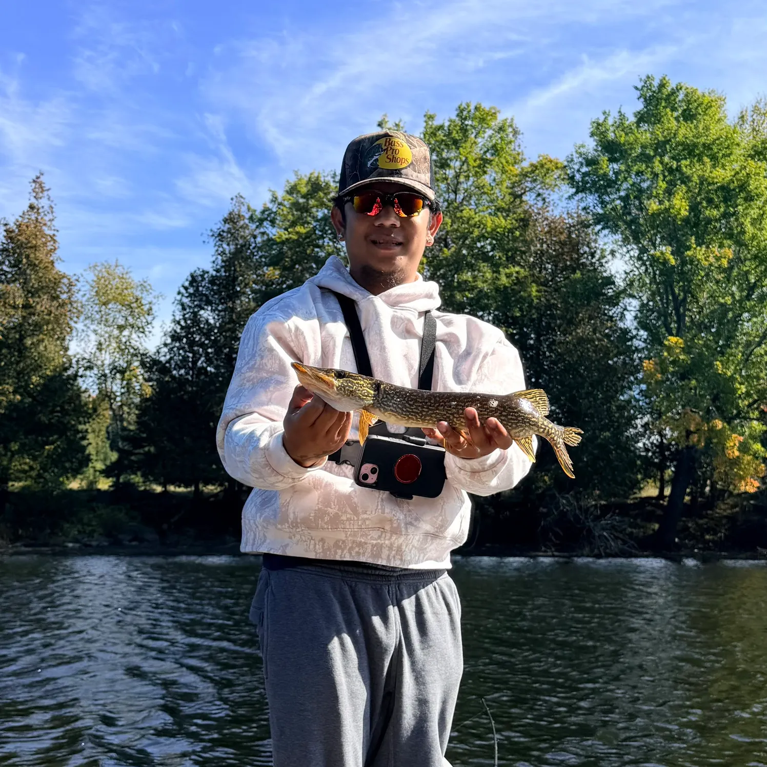 Northern pike caught on Fishbrain