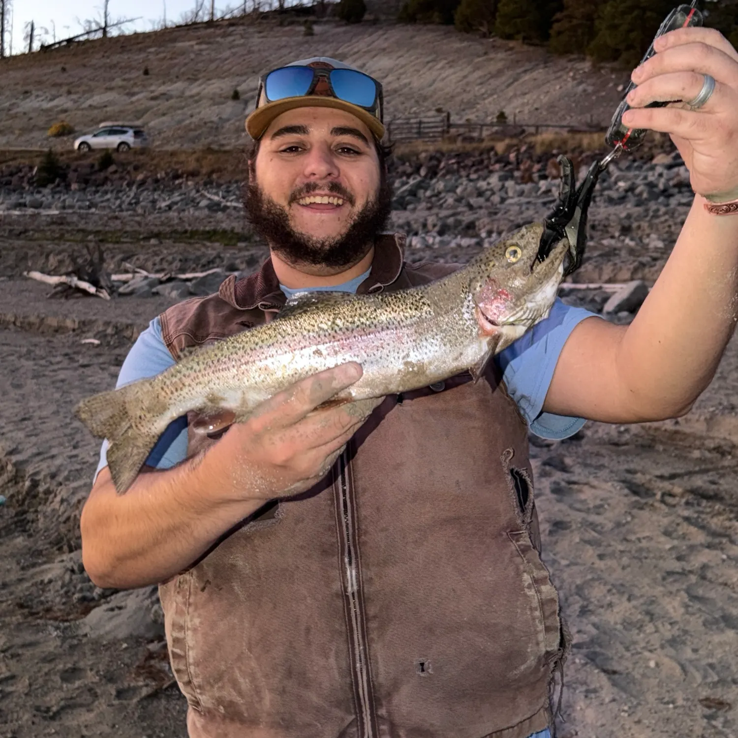 Rainbow trout caught on Fishbrain