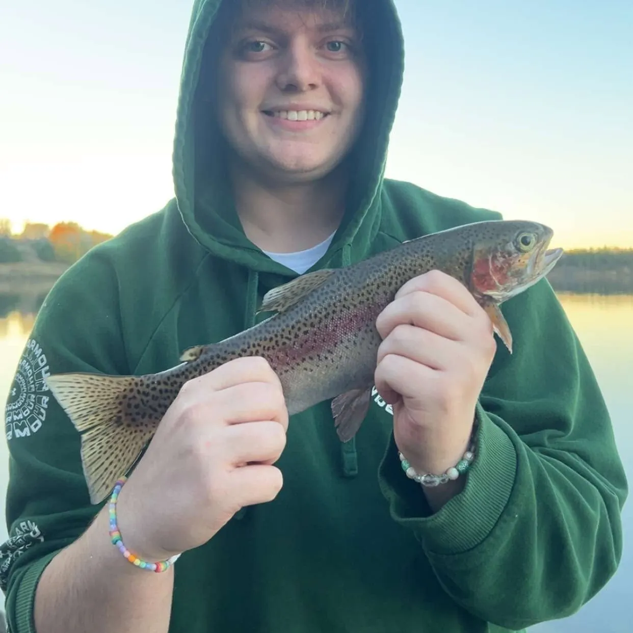 Rainbow trout caught on Fishbrain