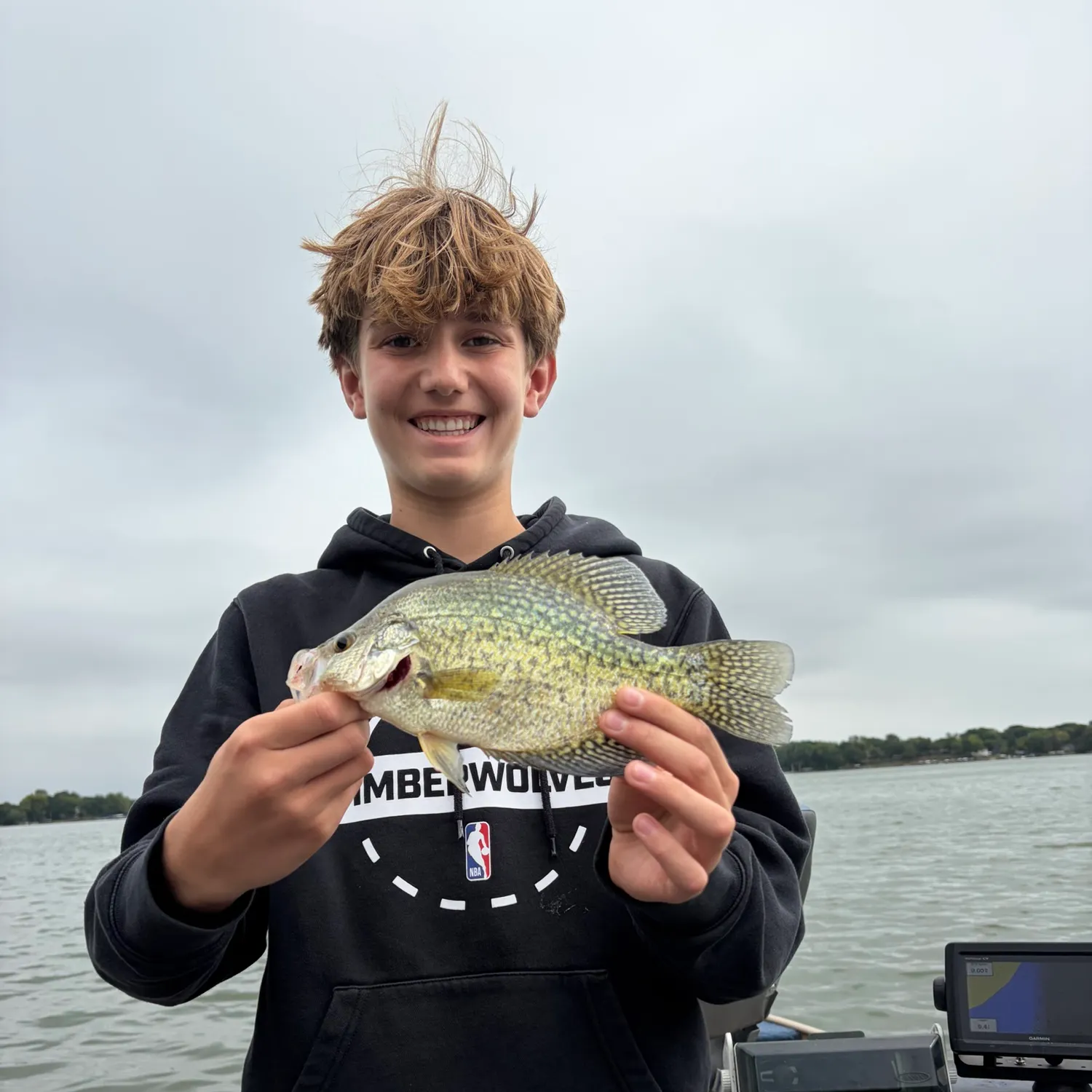Black crappie caught on Fishbrain