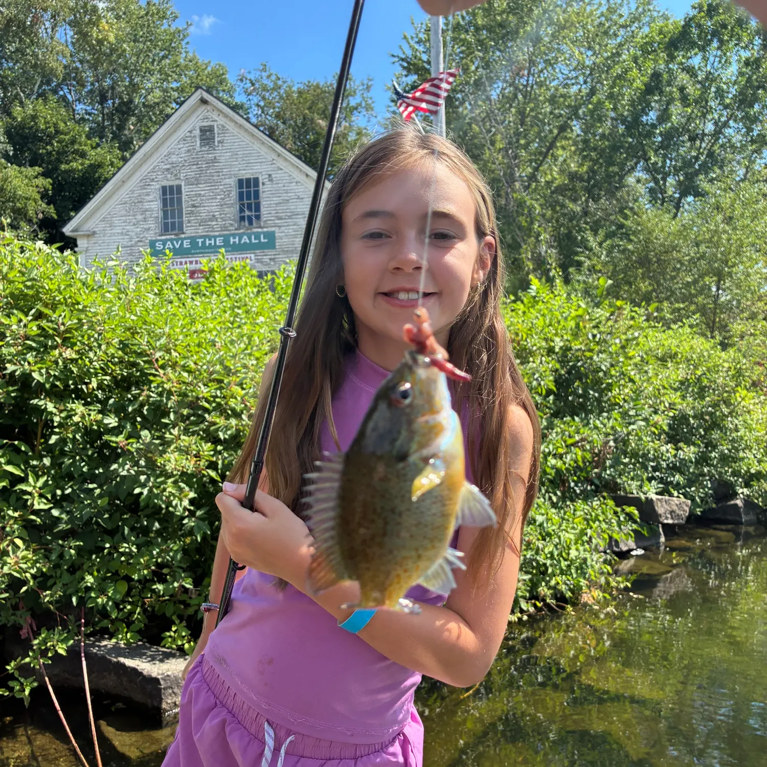 Redbreast sunfish caught on Fishbrain
