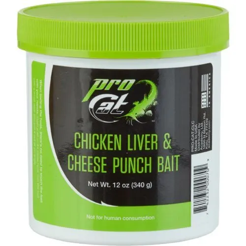 14 Oz. Chicken Liver And Cheese Punch Bait