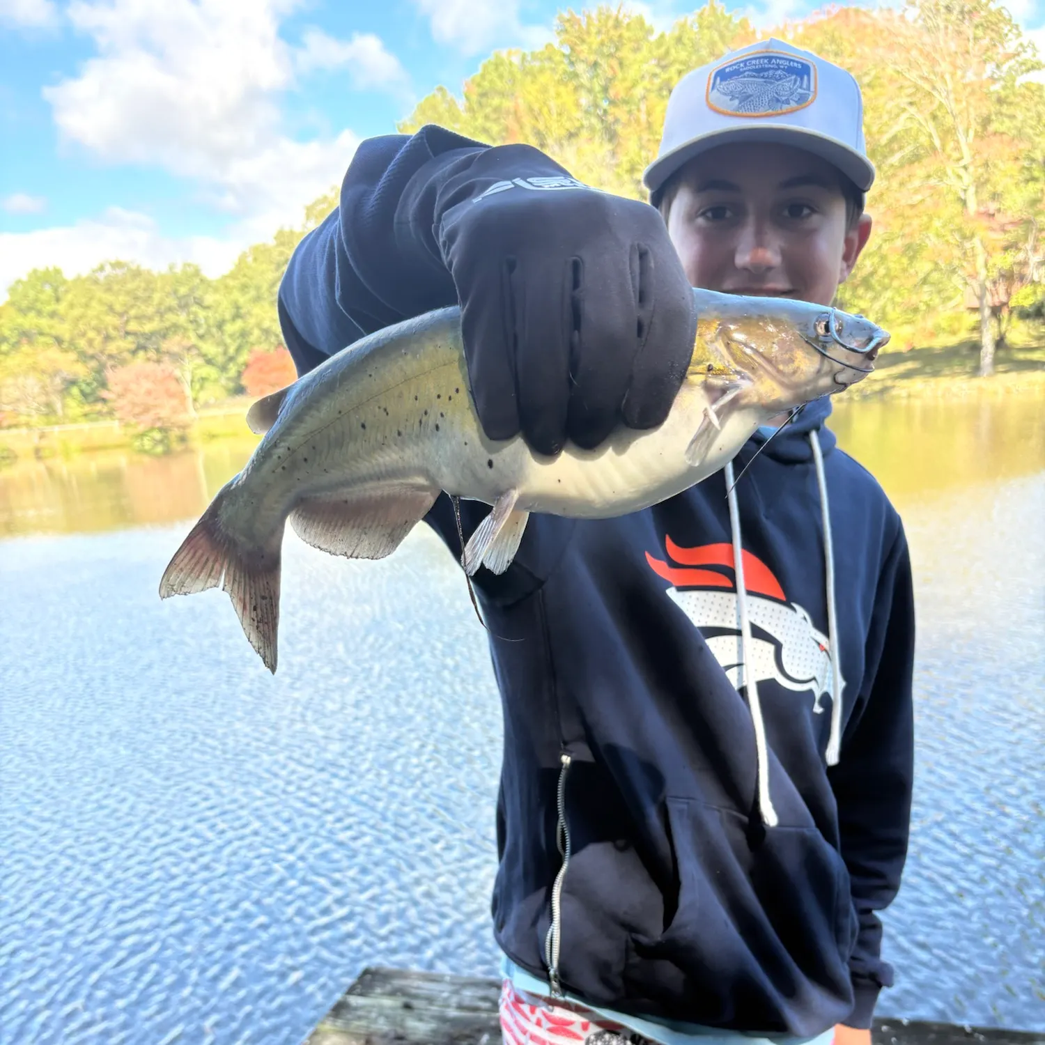 Channel catfish caught on Fishbrain