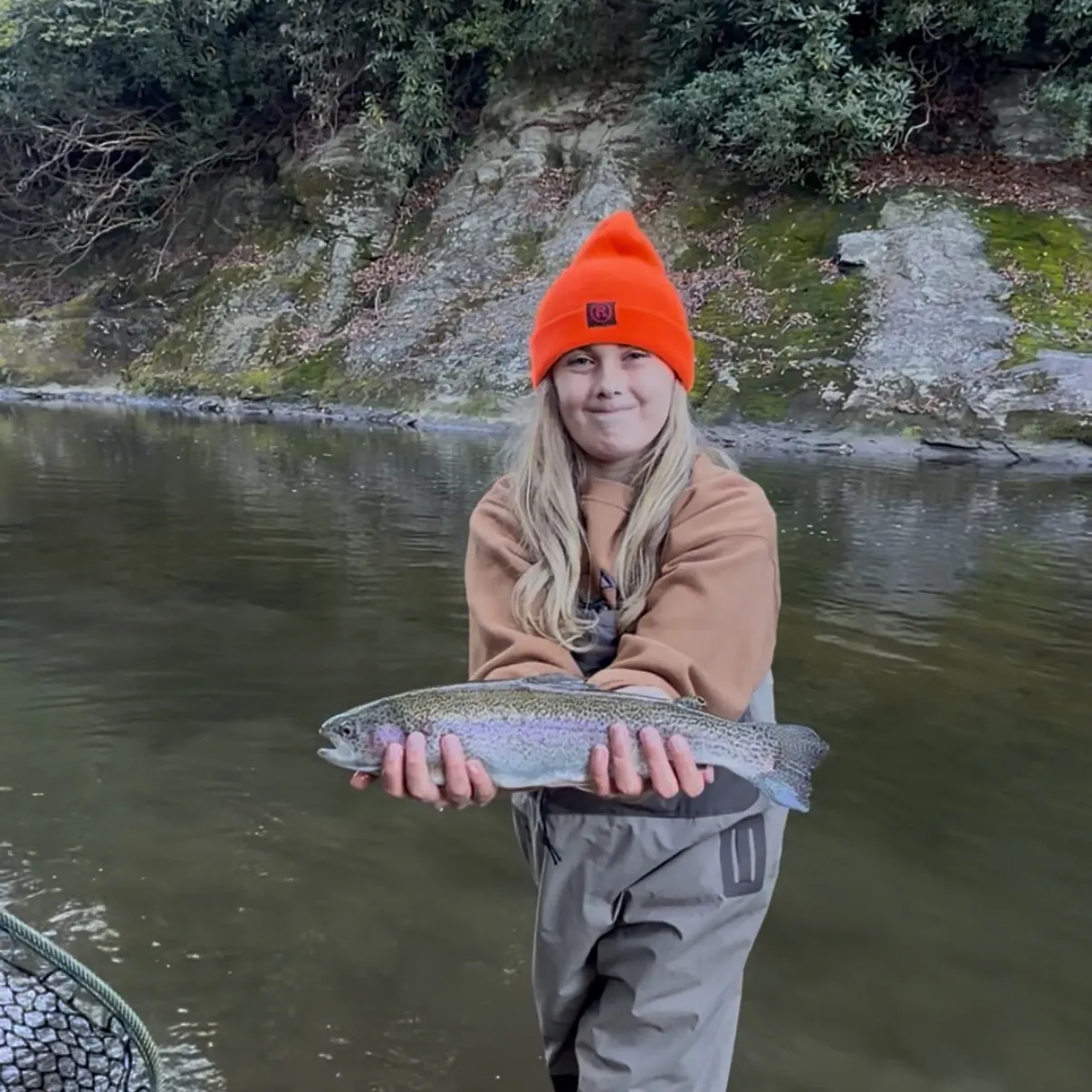 Rainbow trout caught on Fishbrain