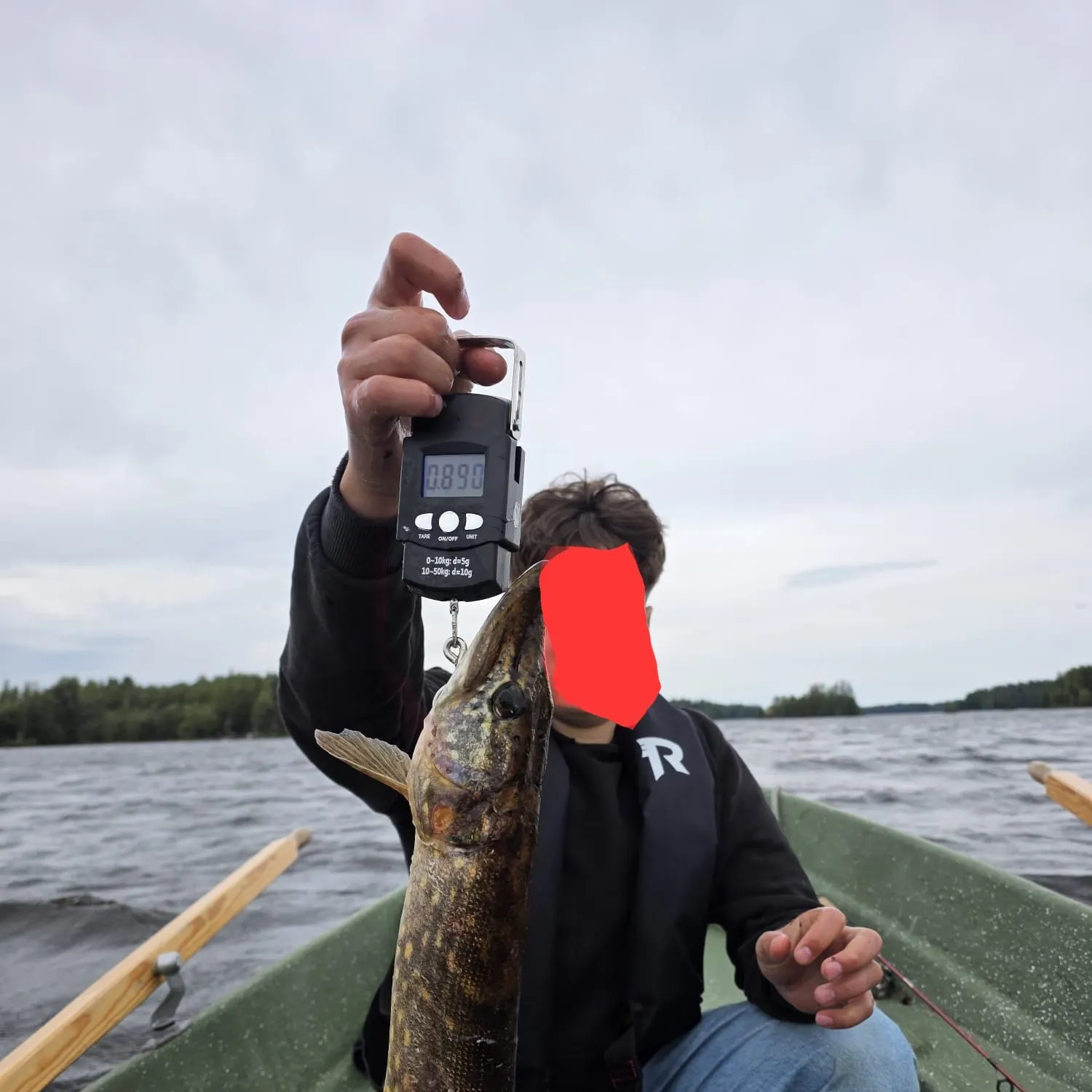 Northern pike caught on Fishbrain