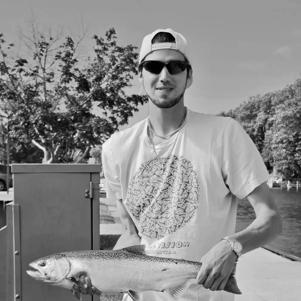 Coho salmon caught on Fishbrain