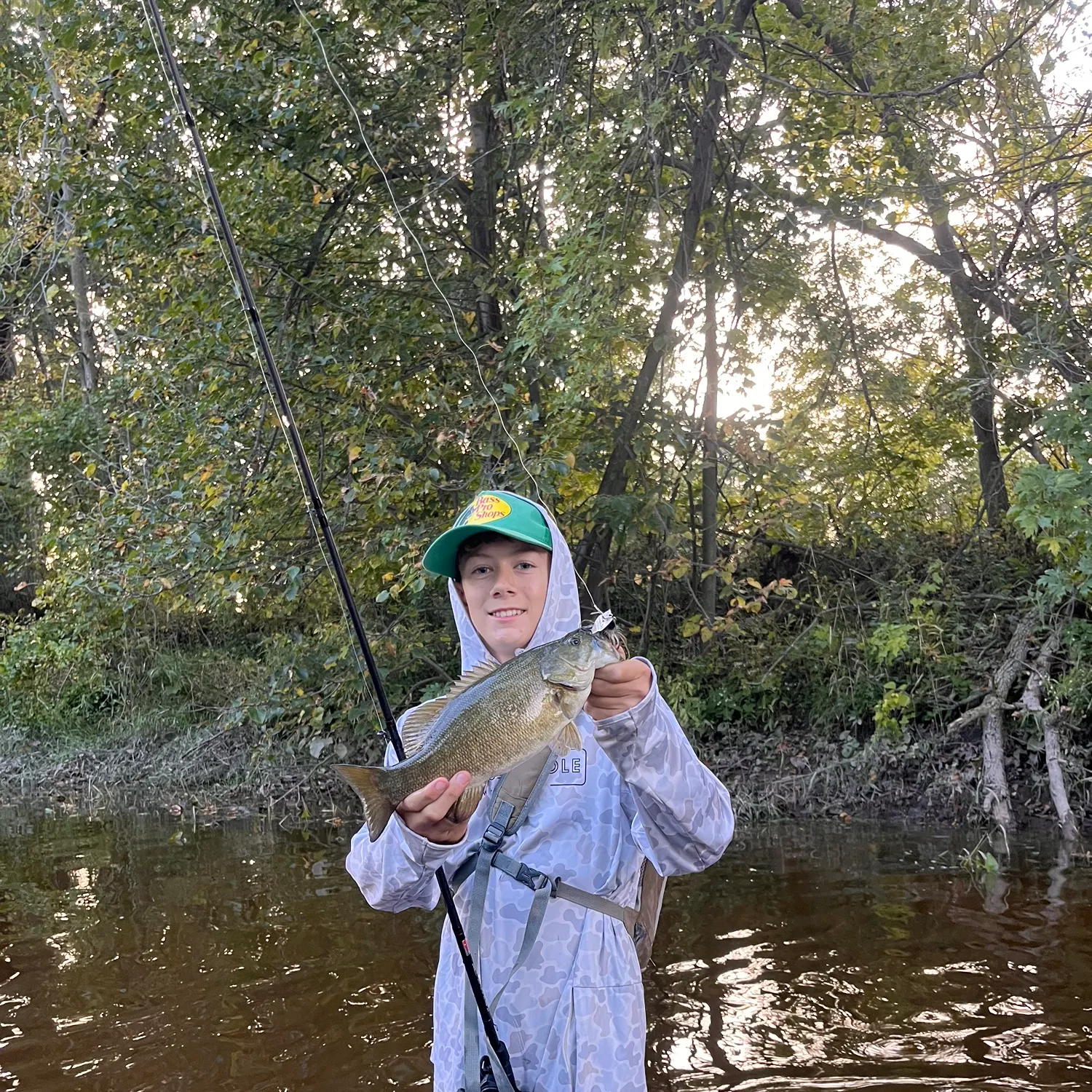 Smallmouth bass caught on Fishbrain