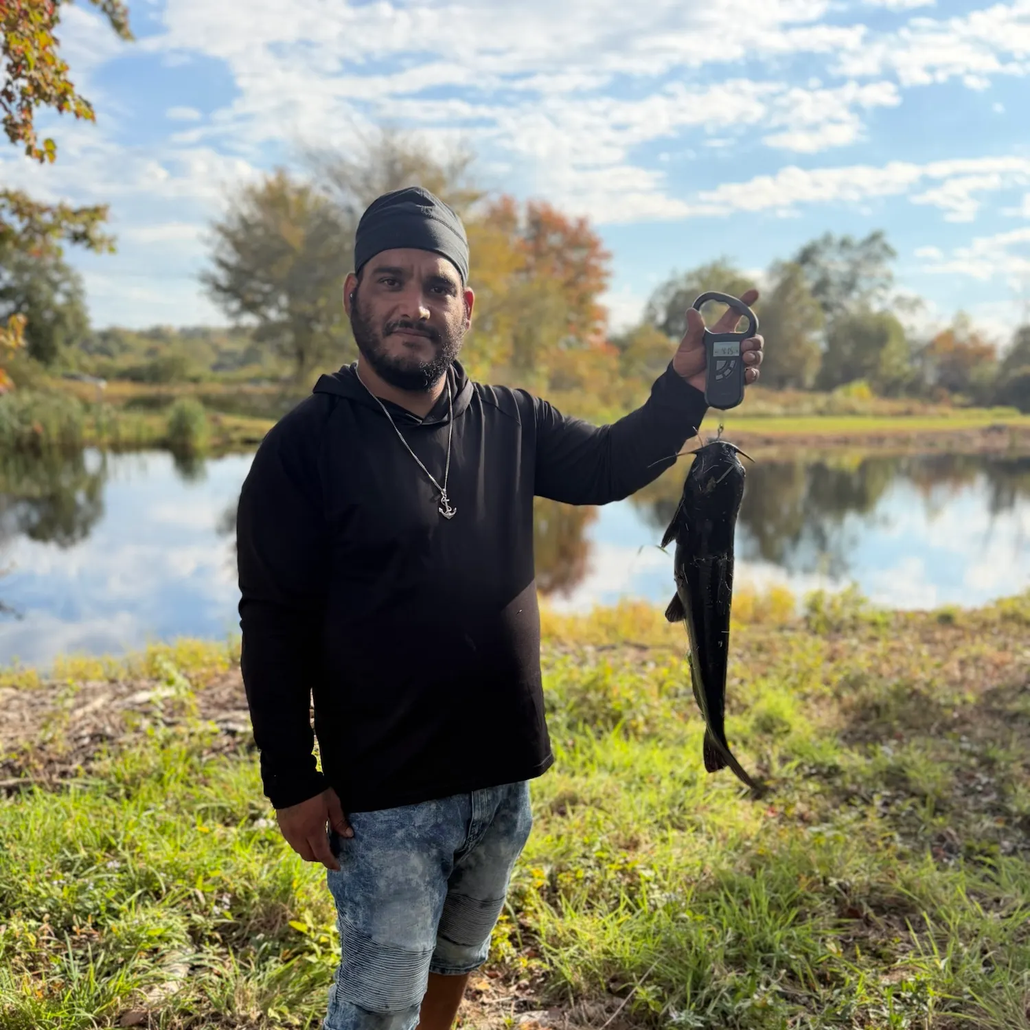 Black bullhead caught on Fishbrain