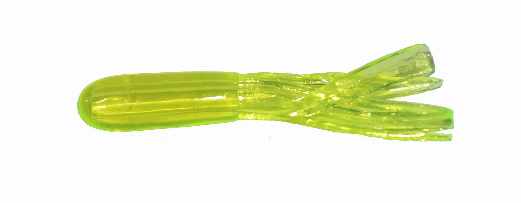 1.5" Crappie Tube in Chartreuse