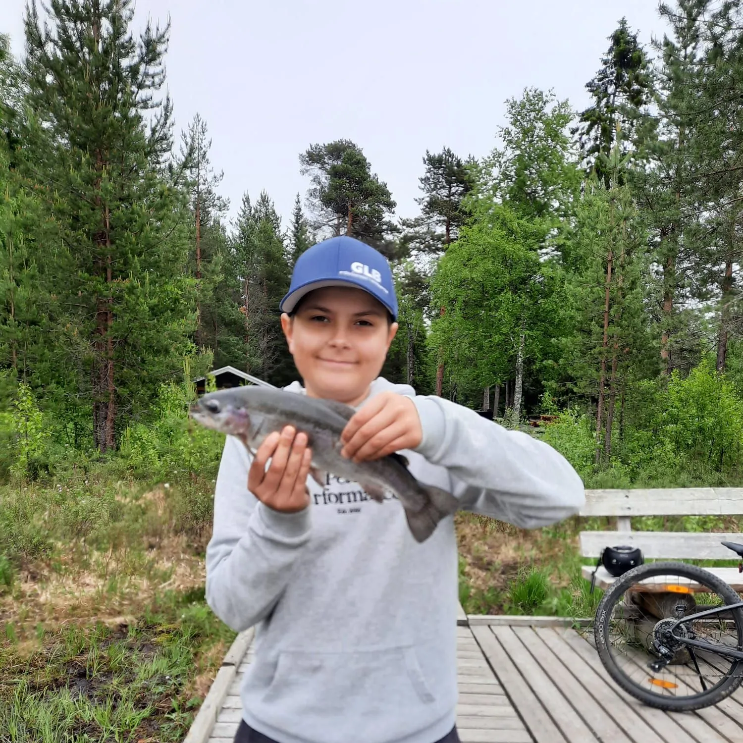 Rainbow trout caught on Fishbrain