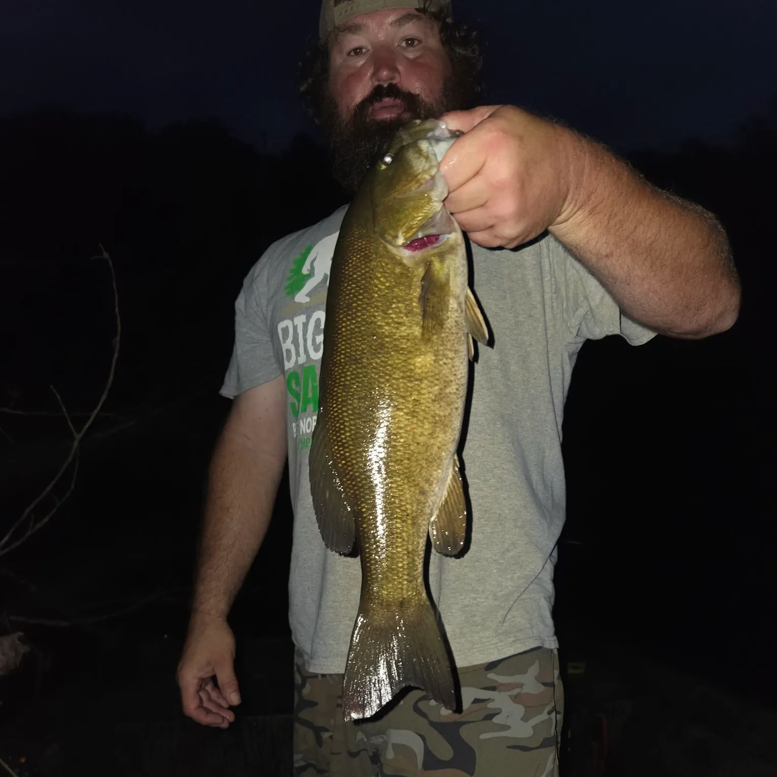 Smallmouth bass caught on Fishbrain