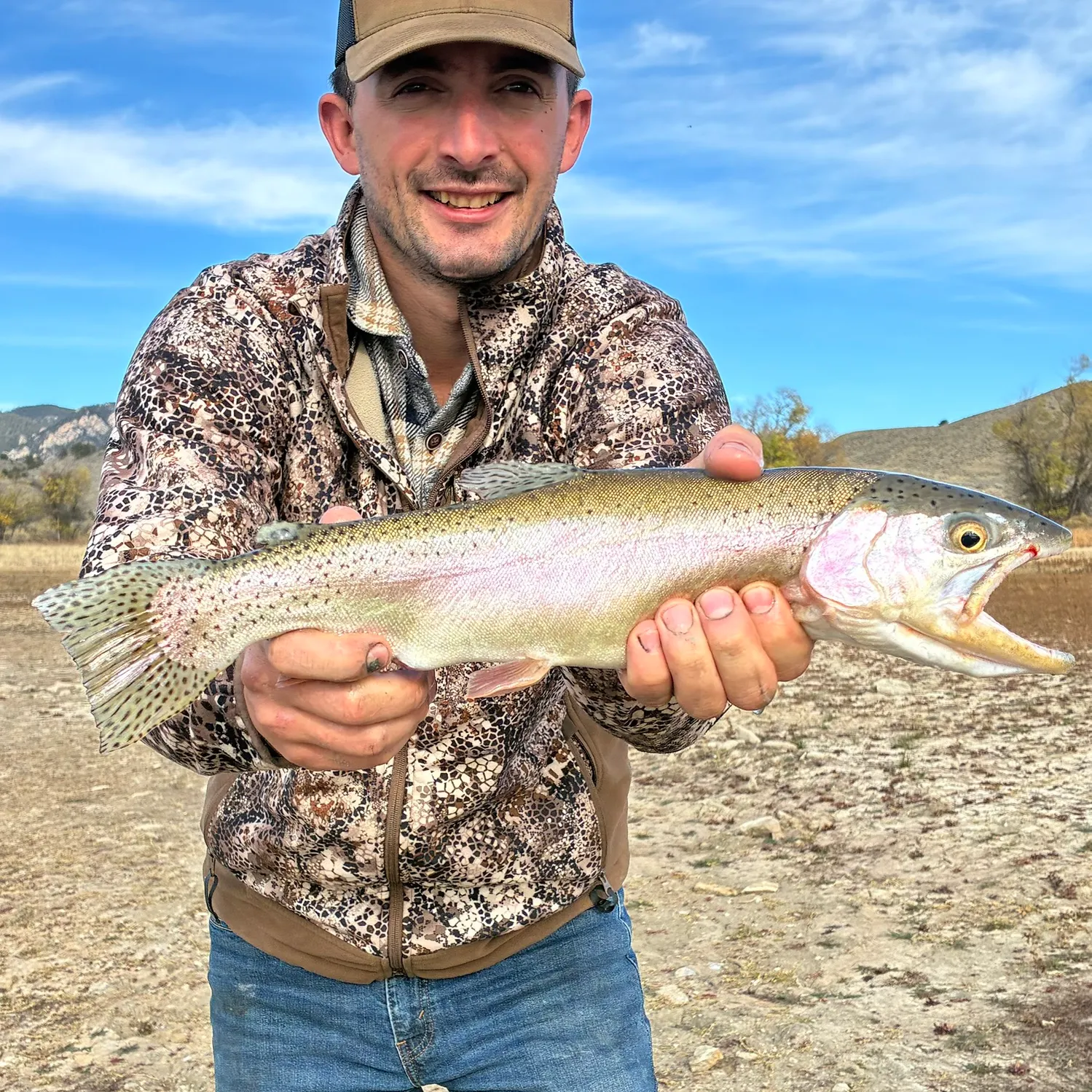 Rainbow trout caught on Fishbrain