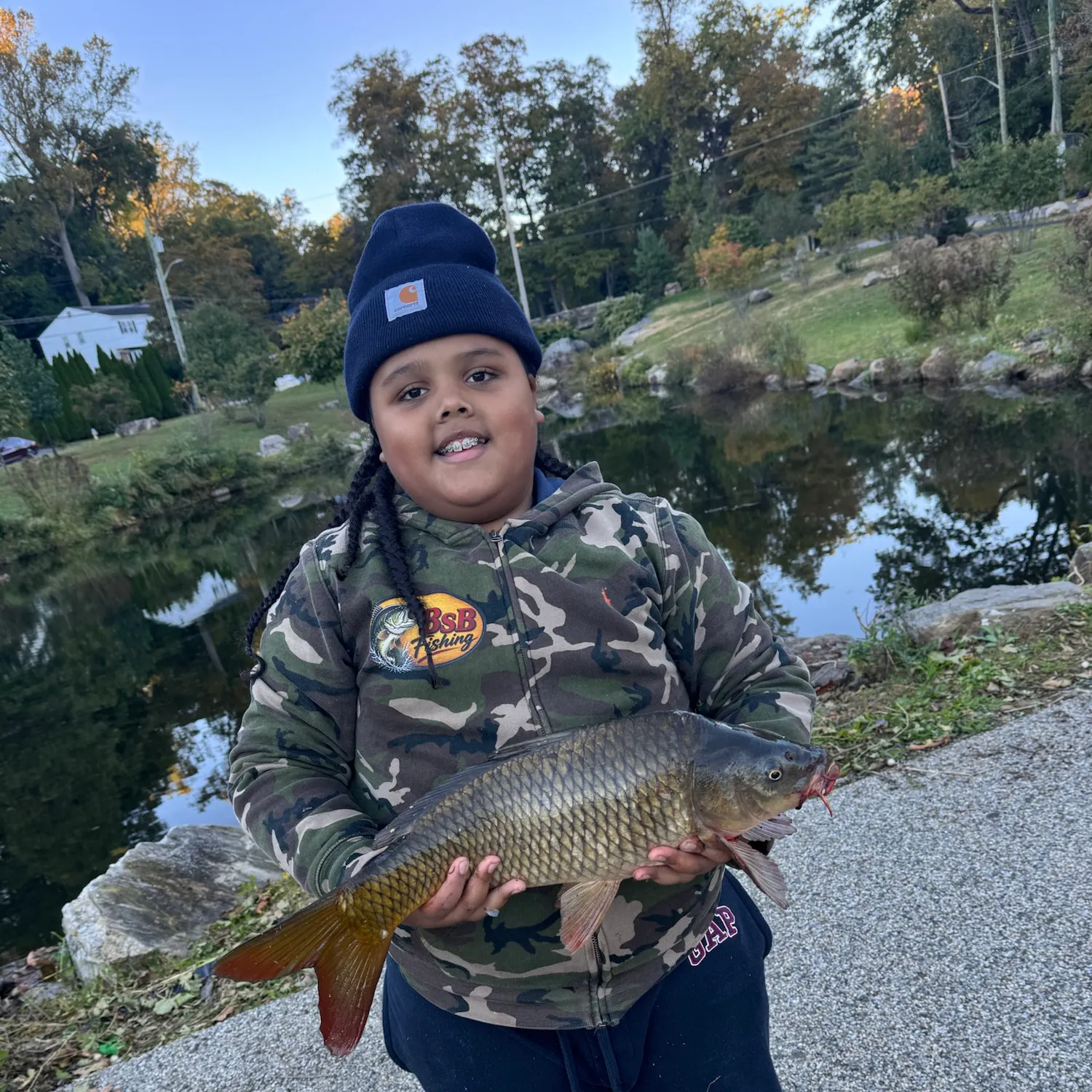Common carp caught on Fishbrain