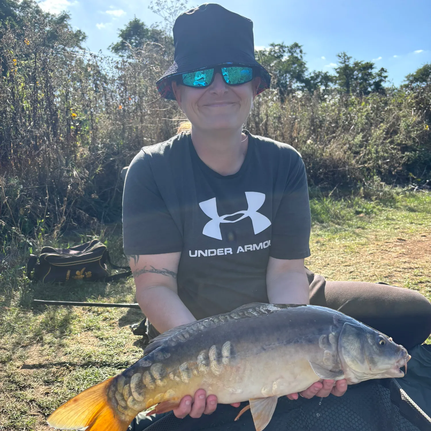 Mirror carp caught on Fishbrain