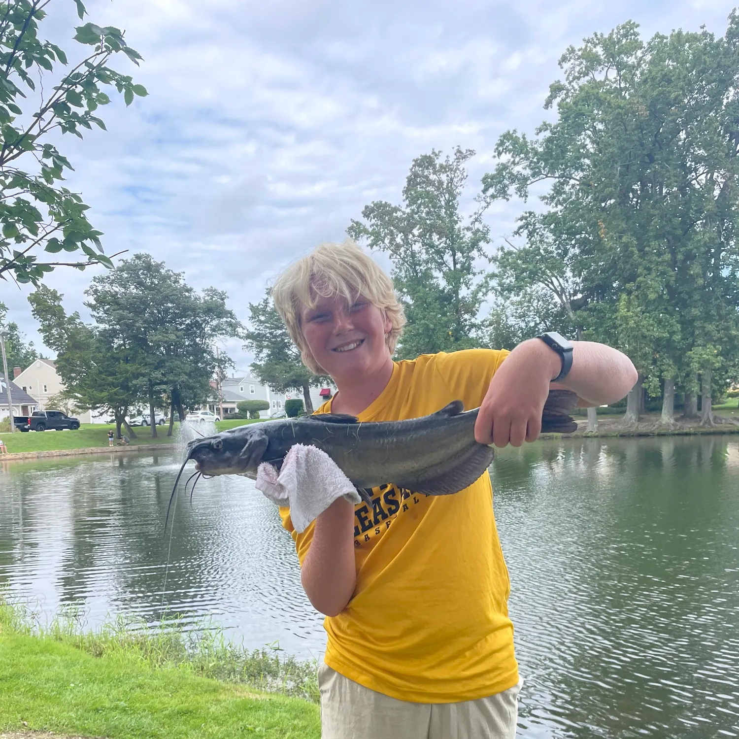 Channel catfish caught on Fishbrain