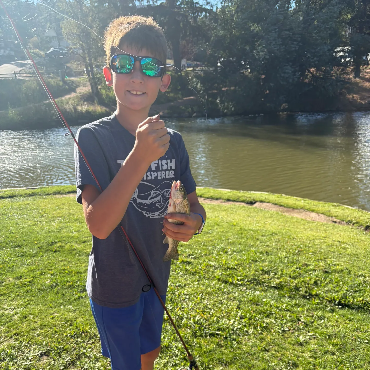 Rainbow trout caught on Fishbrain
