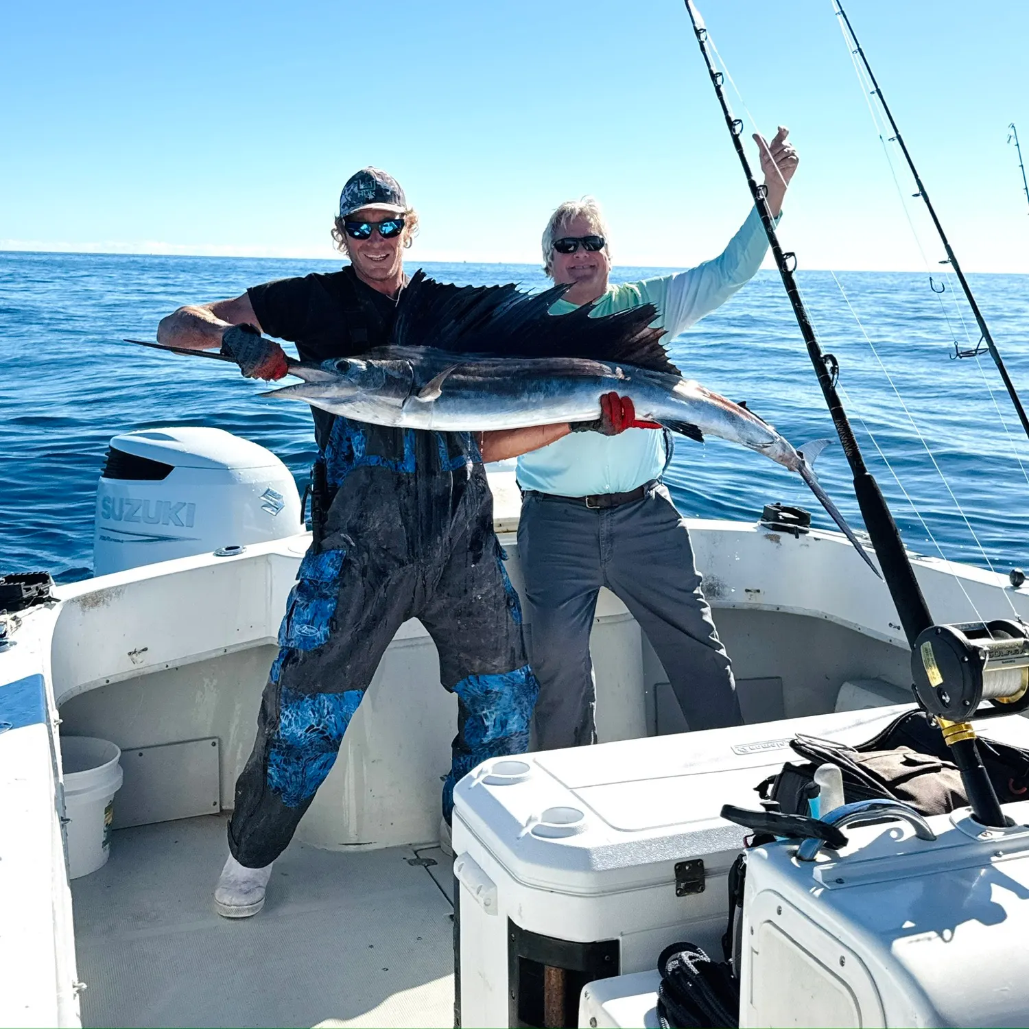Atlantic sailfish caught on Fishbrain