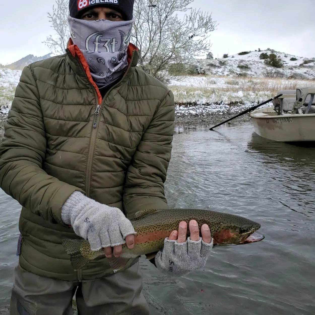 Rainbow trout caught on Fishbrain