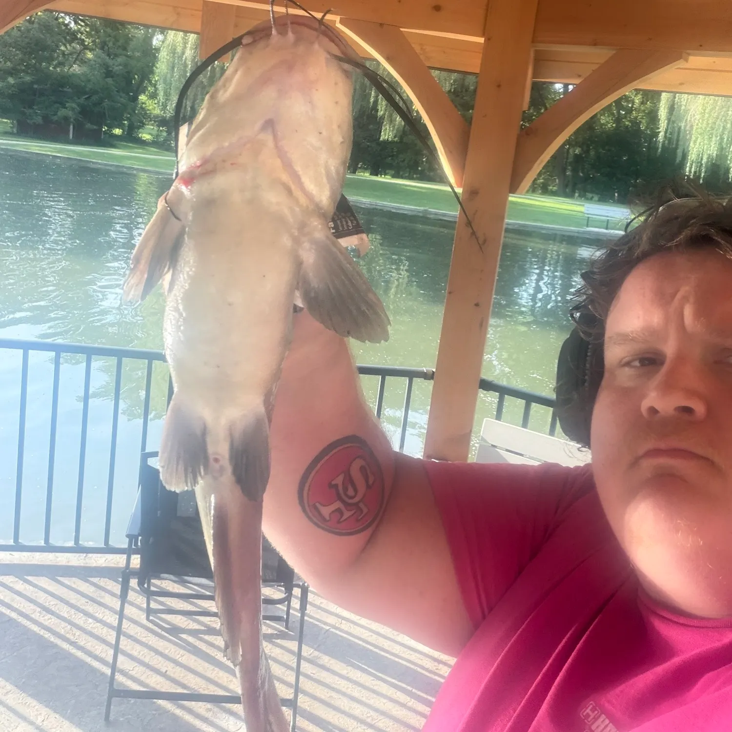 Channel catfish caught on Fishbrain