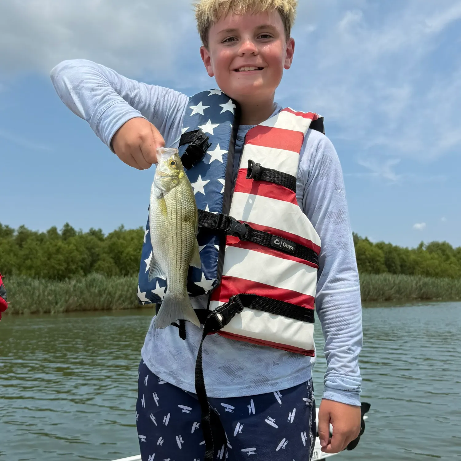 Striped bass caught on Fishbrain
